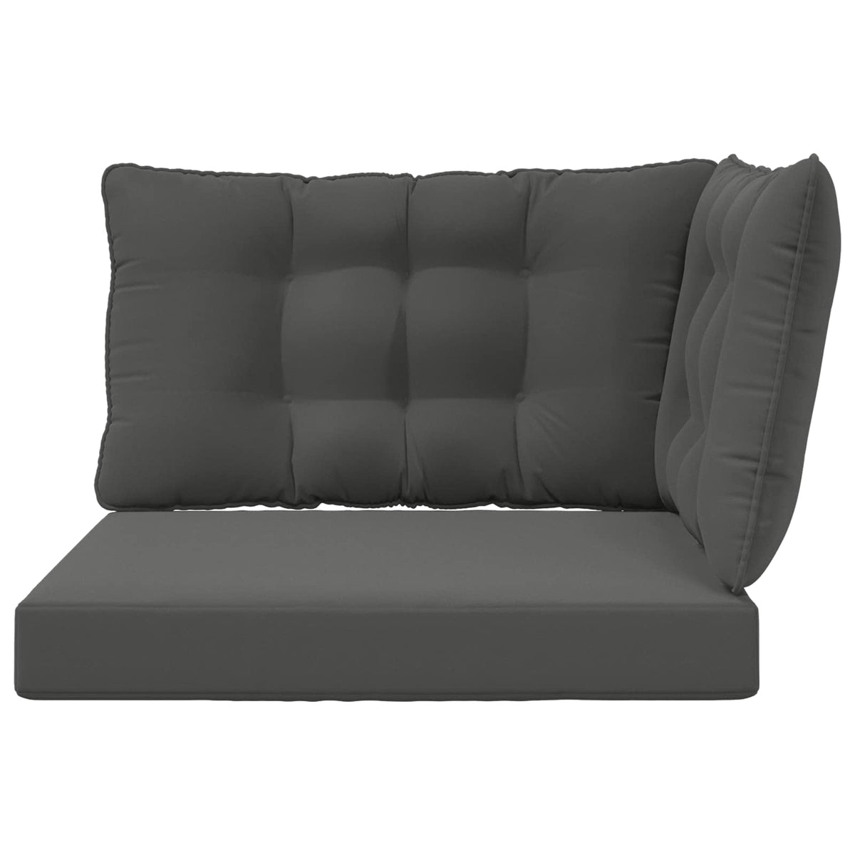 Sofakissen für draußen Polyester Anthrazit 68,5 x 68,5 cm