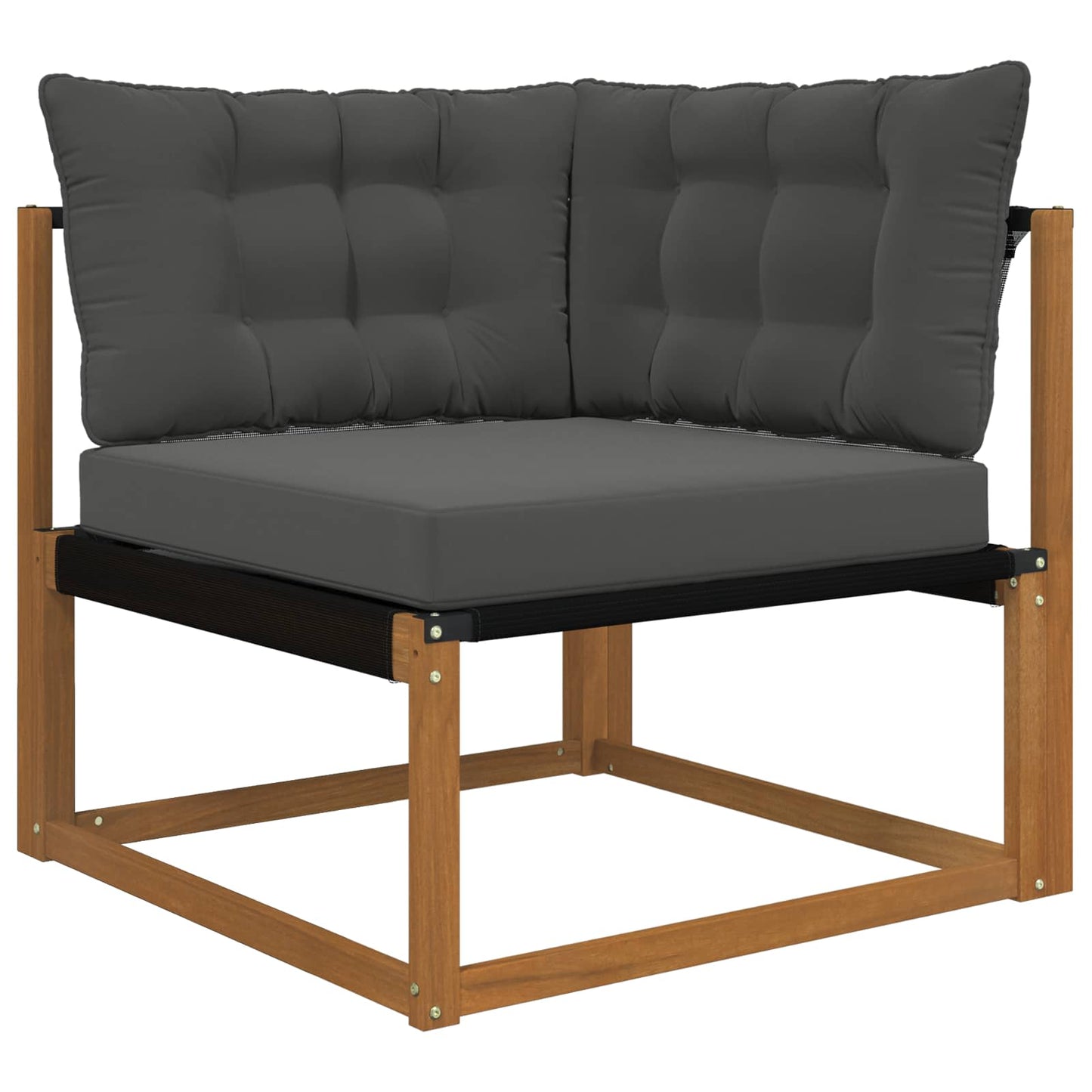 Sofakissen für draußen Polyester Anthrazit 68,5 x 68,5 cm