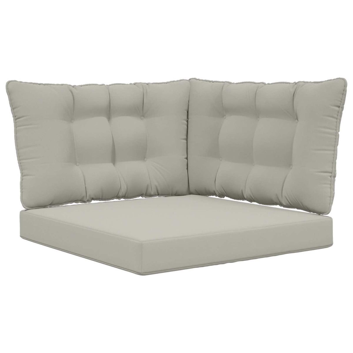 Sofakissen für draußen Polyester Grau 68,5 x 68,5 cm