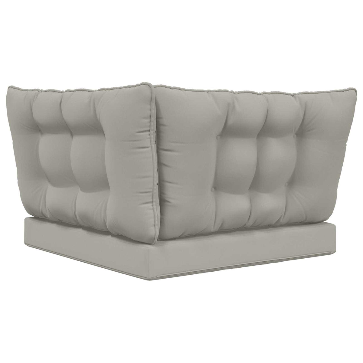 Sofakissen für draußen Polyester Grau 68,5 x 68,5 cm
