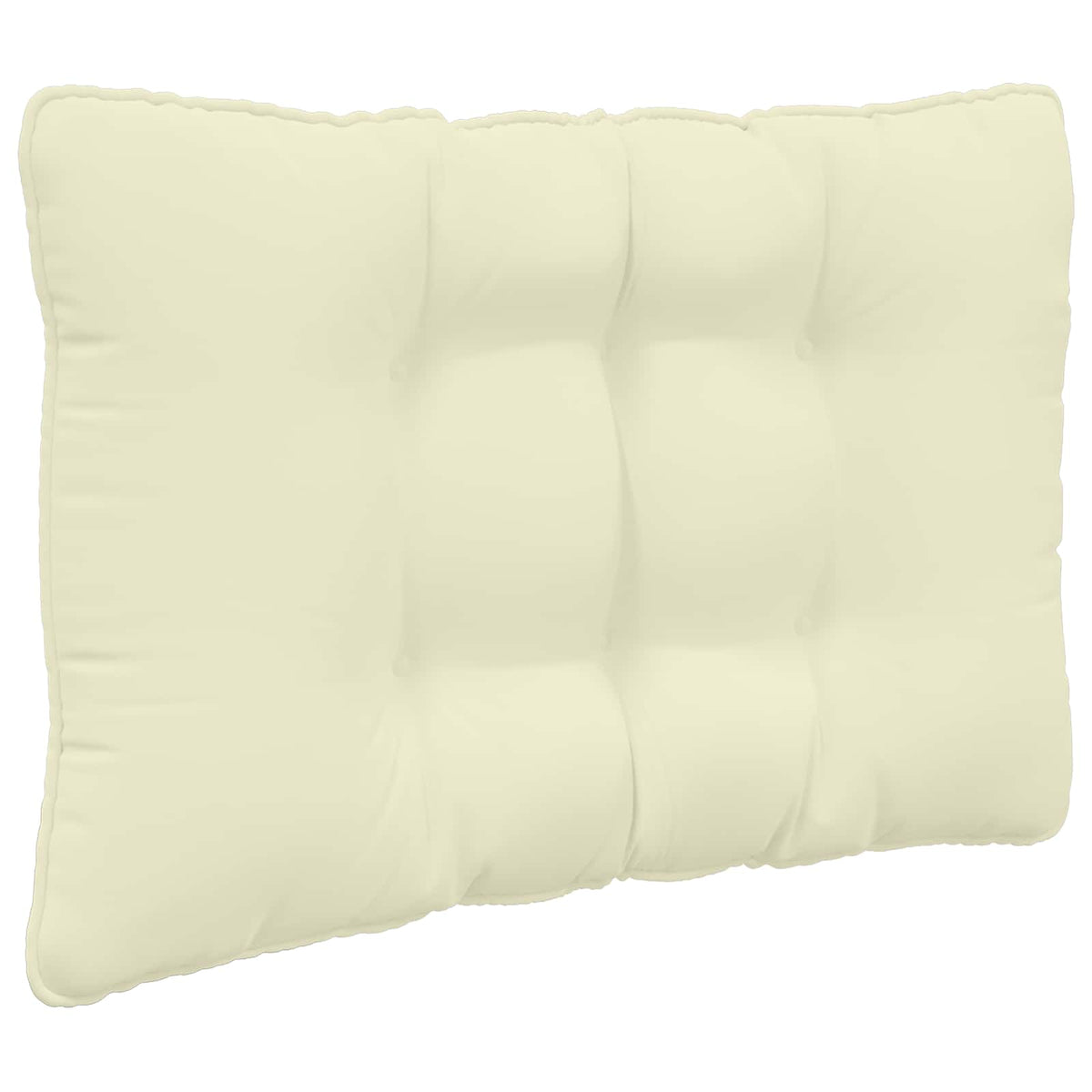 Sofakissen für draußen Polyester Creme 68,5 x 68,5 cm