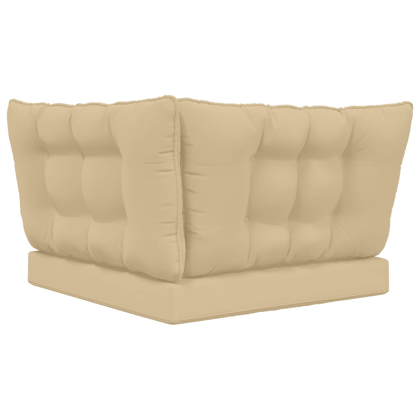 Sofakissen für draußen Polyester Beige 68,5 x 68,5 cm