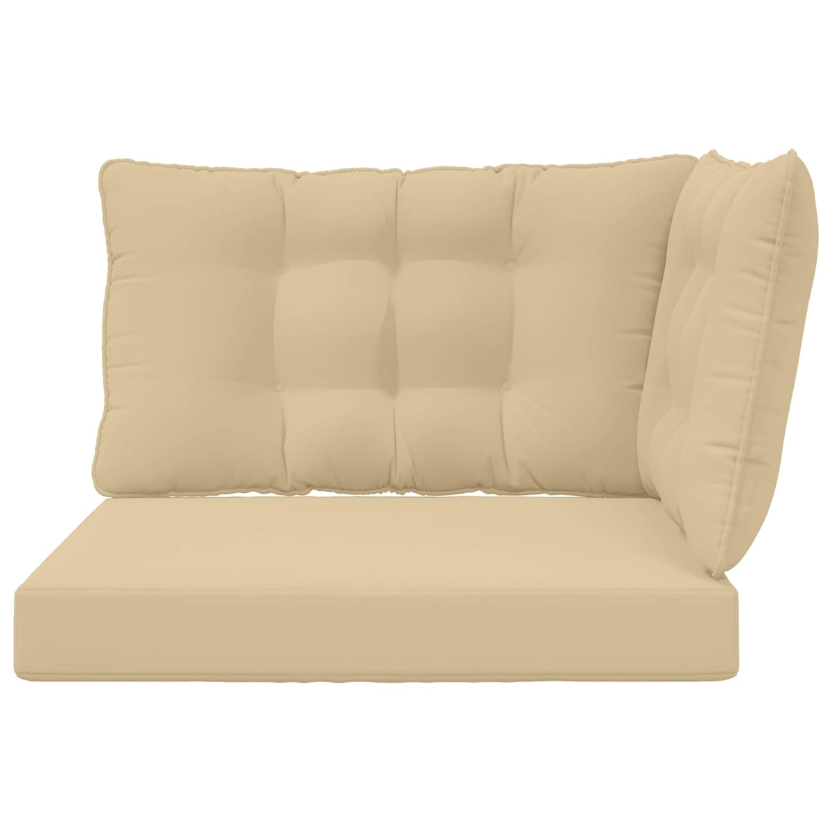 Sofakissen für draußen Polyester Beige 68,5 x 68,5 cm