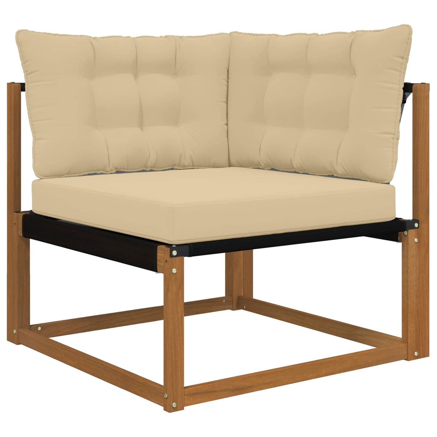 Sofakissen für draußen Polyester Beige 68,5 x 68,5 cm