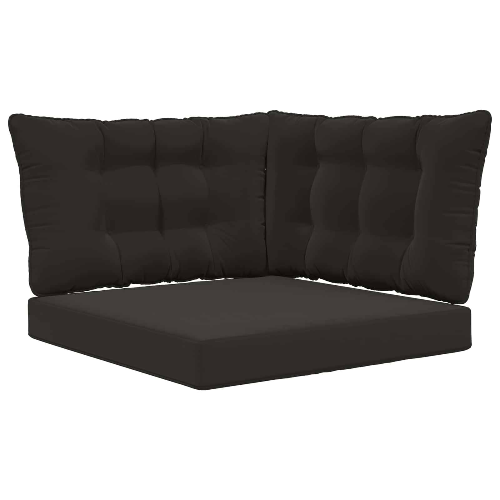 Sofakissen für draußen Polyester Schwarz 68,5 x 68,5 cm