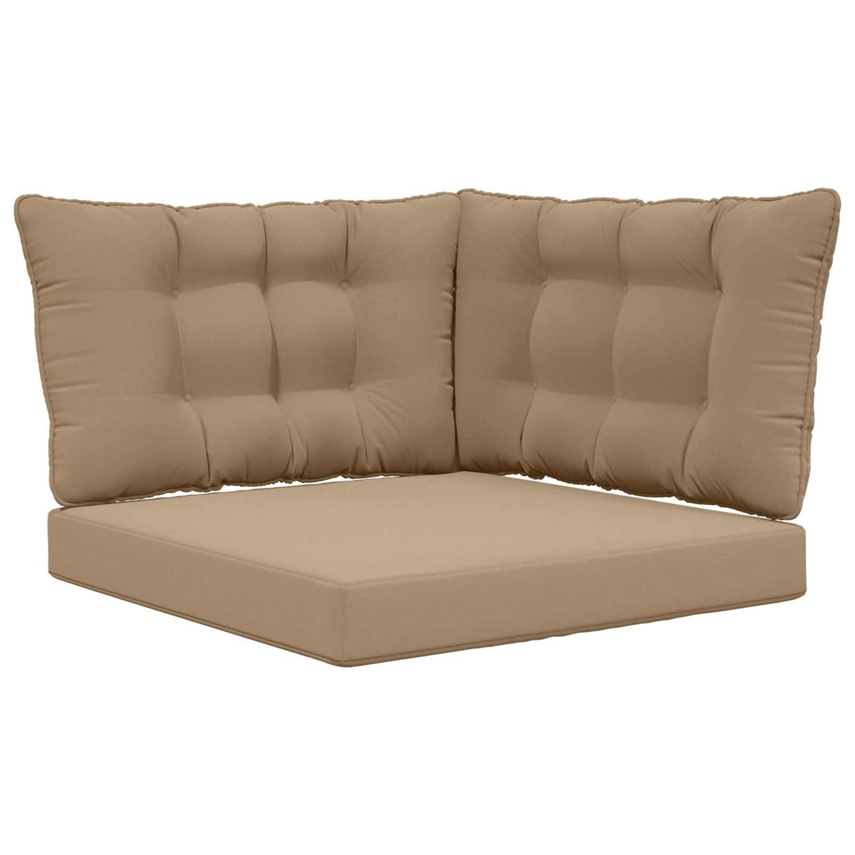 Sofakissen für draußen Polyester Taupe 68,5 x 68,5 cm