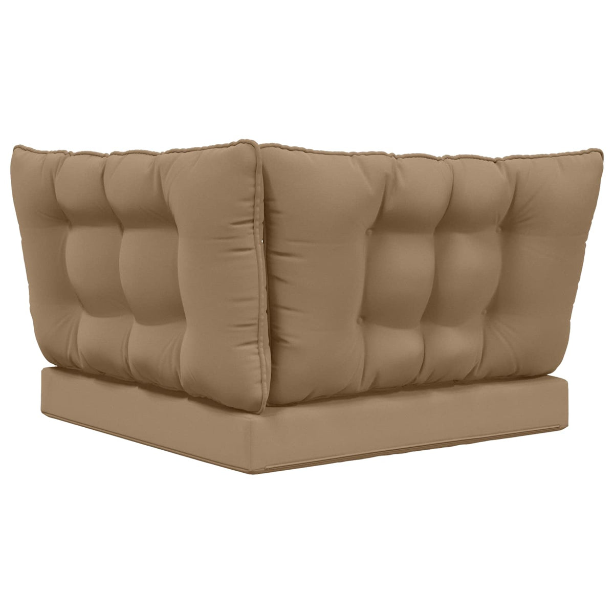 Sofakissen für draußen Polyester Taupe 68,5 x 68,5 cm