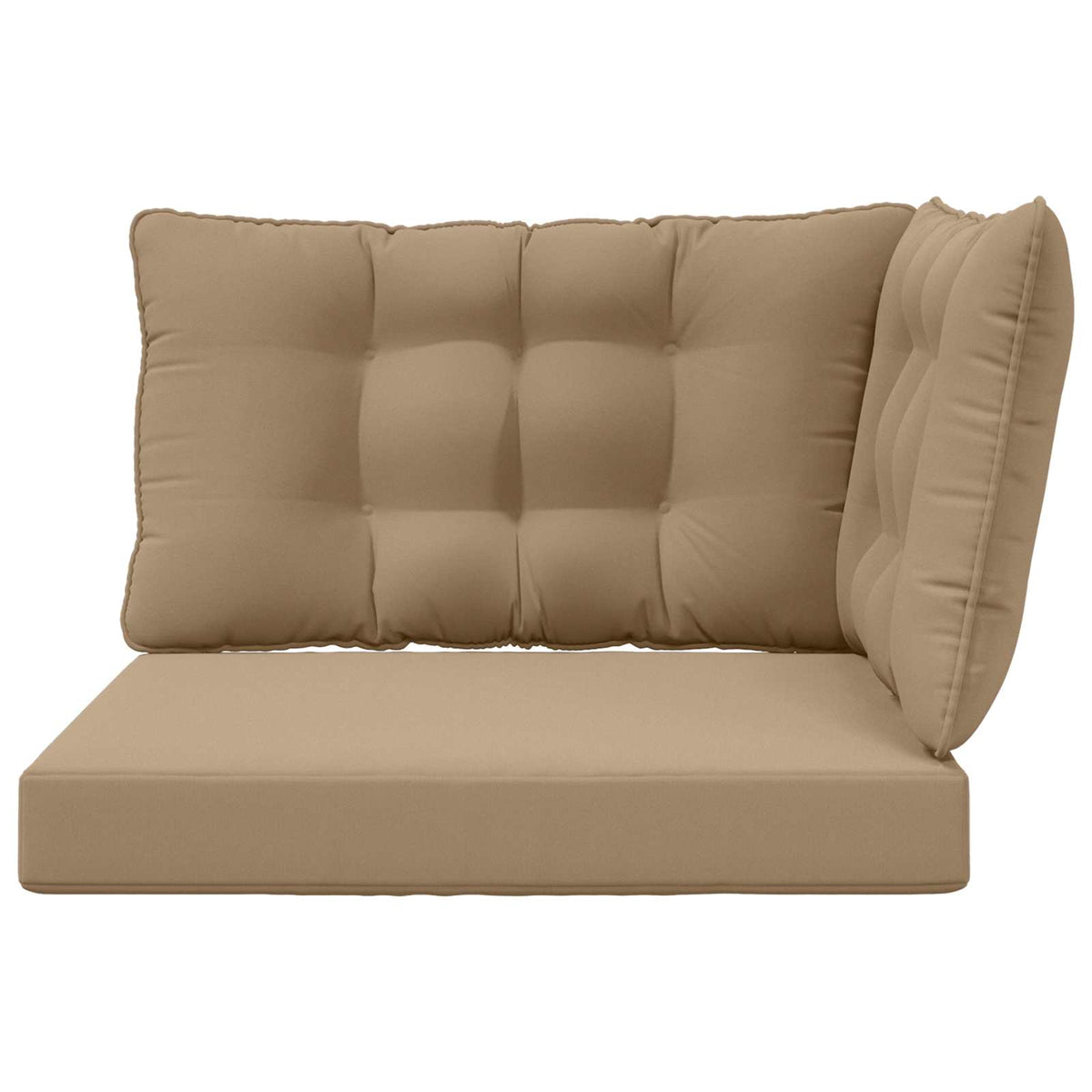 Sofakissen für draußen Polyester Taupe 68,5 x 68,5 cm