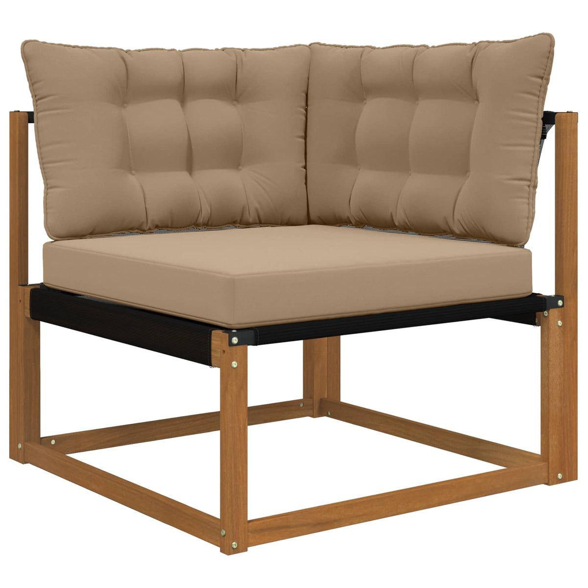 Sofakissen für draußen Polyester Taupe 68,5 x 68,5 cm