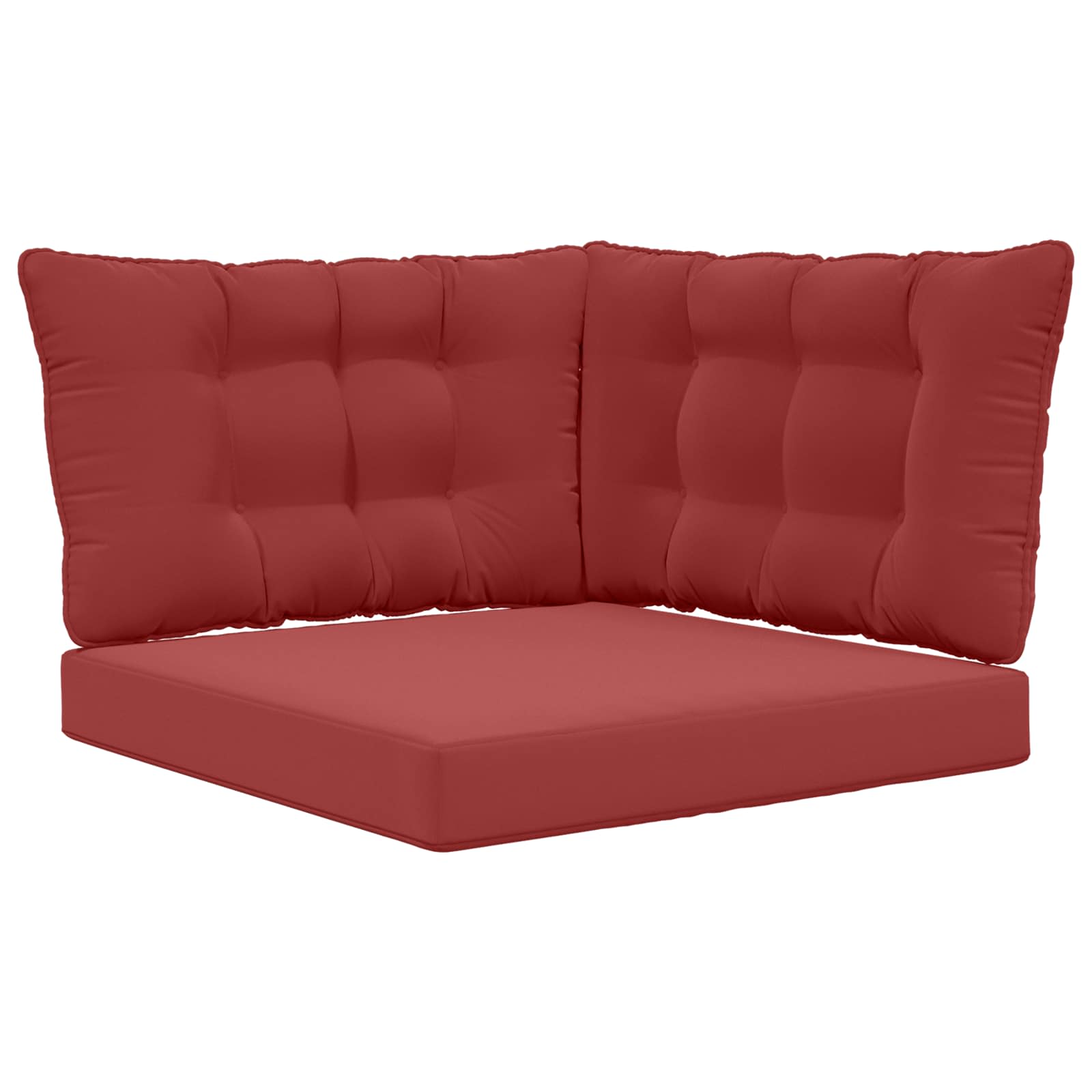 Sofakissen für draußen Polyester Weinrot 68,5 x 68,5 cm