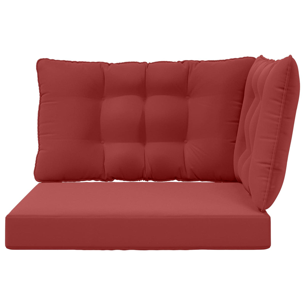 Sofakissen für draußen Polyester Weinrot 68,5 x 68,5 cm