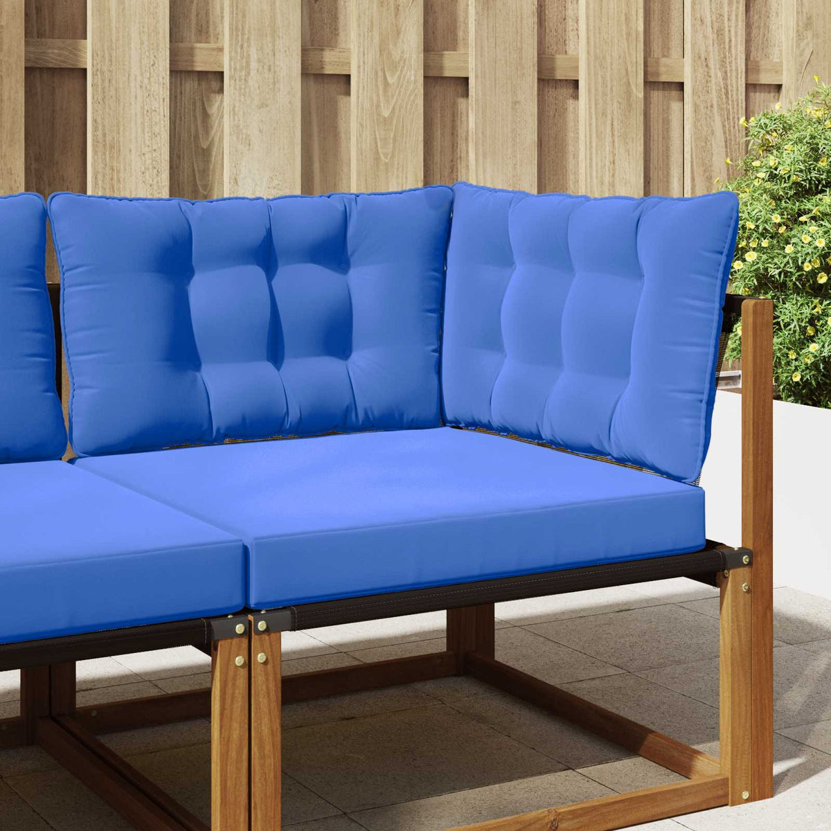 Sofakissen für draußen Polyester Königsblau 68,5 x 68,5 cm