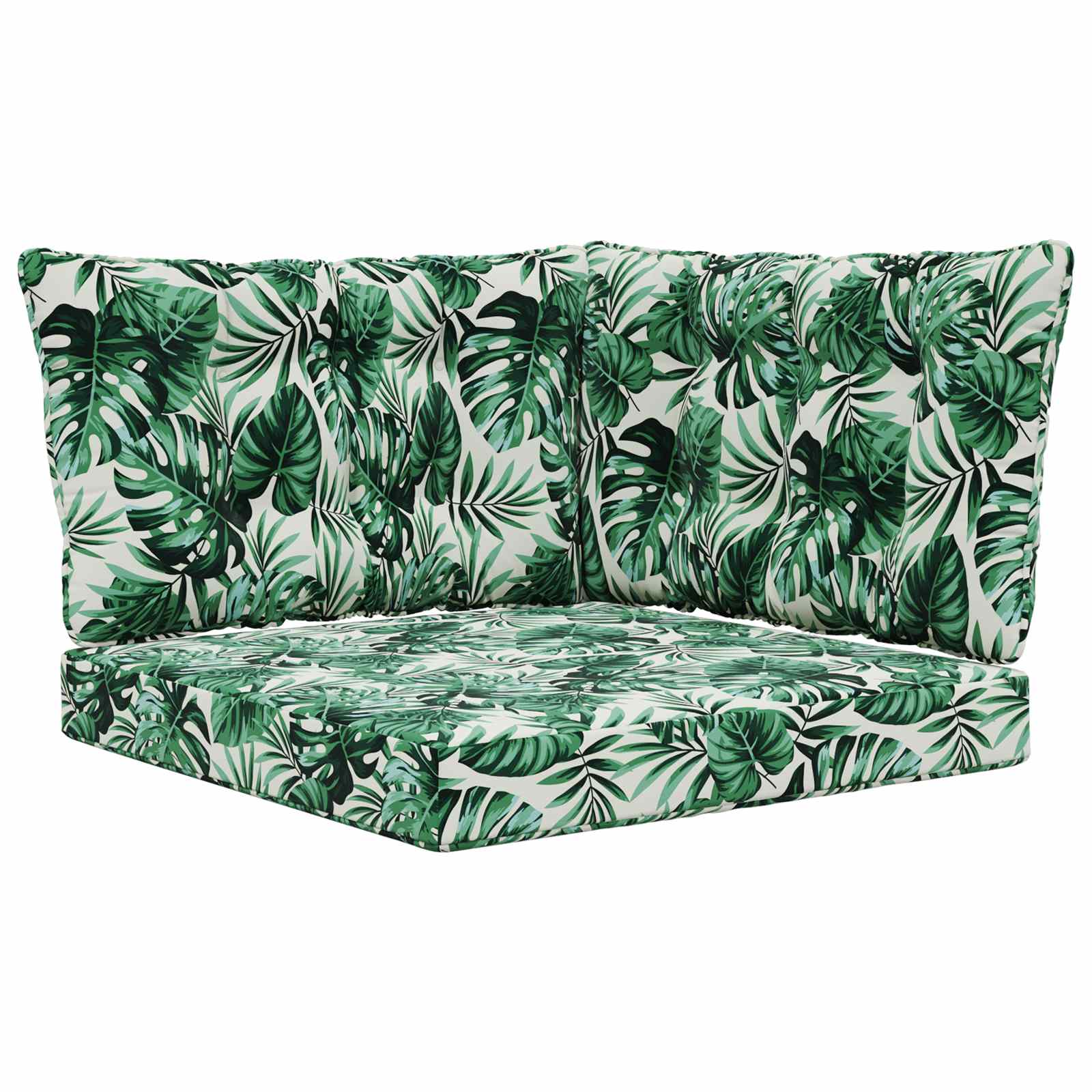 Sofakissen für draußen Polyester Blattmuster 68,5 x 68,5 cm