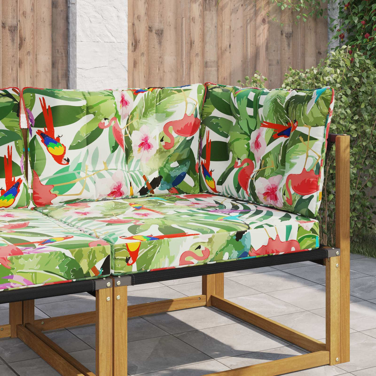 Sofakissen für draußen Polyester Bunt 68,5 x 68,5 cm