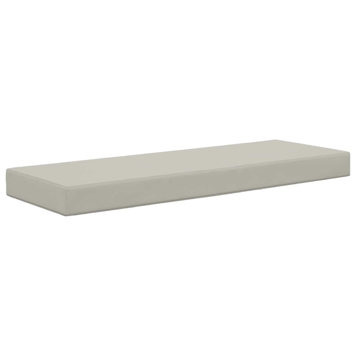Sitzkissen für Outdoor 100 % Polyester Grau 111,5 x 40 x 8 cm