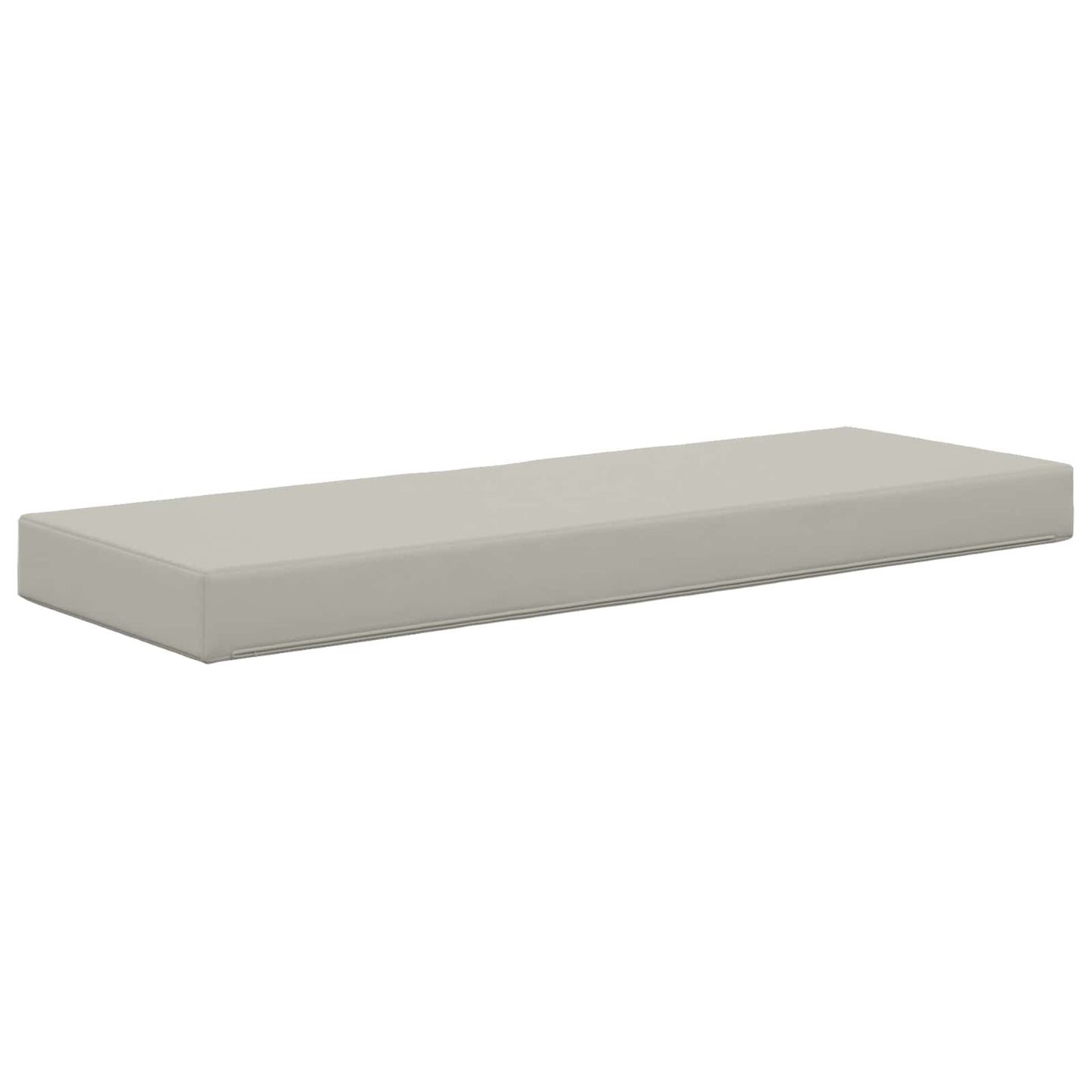 Sitzkissen für Outdoor 100 % Polyester Grau 111,5 x 40 x 8 cm