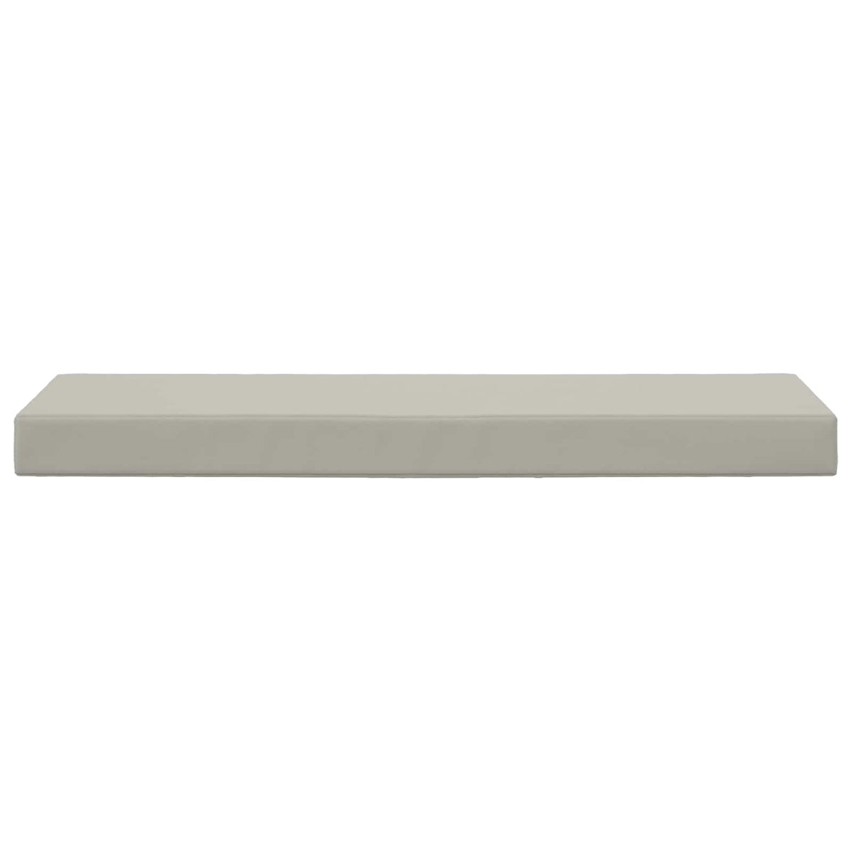 Sitzkissen für Outdoor 100 % Polyester Grau 111,5 x 40 x 8 cm
