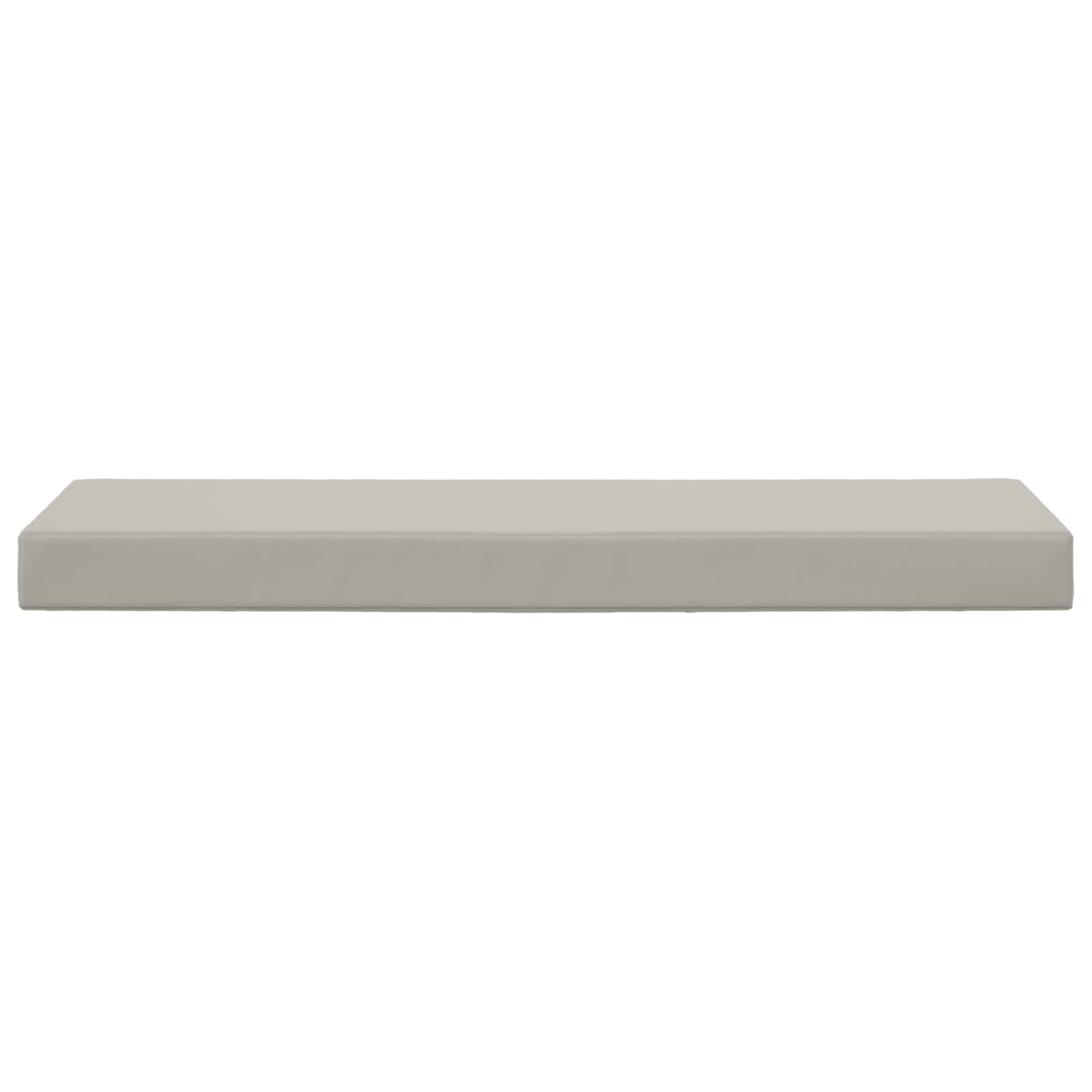 Sitzkissen für Outdoor 100 % Polyester Grau 111,5 x 40 x 8 cm
