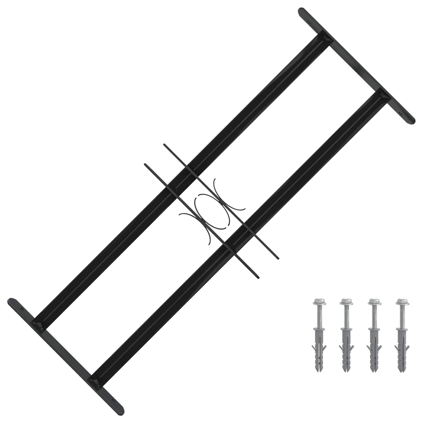 Fenstersicherheitsgitter 76 x 30 cm Galvanisiertes Stahl