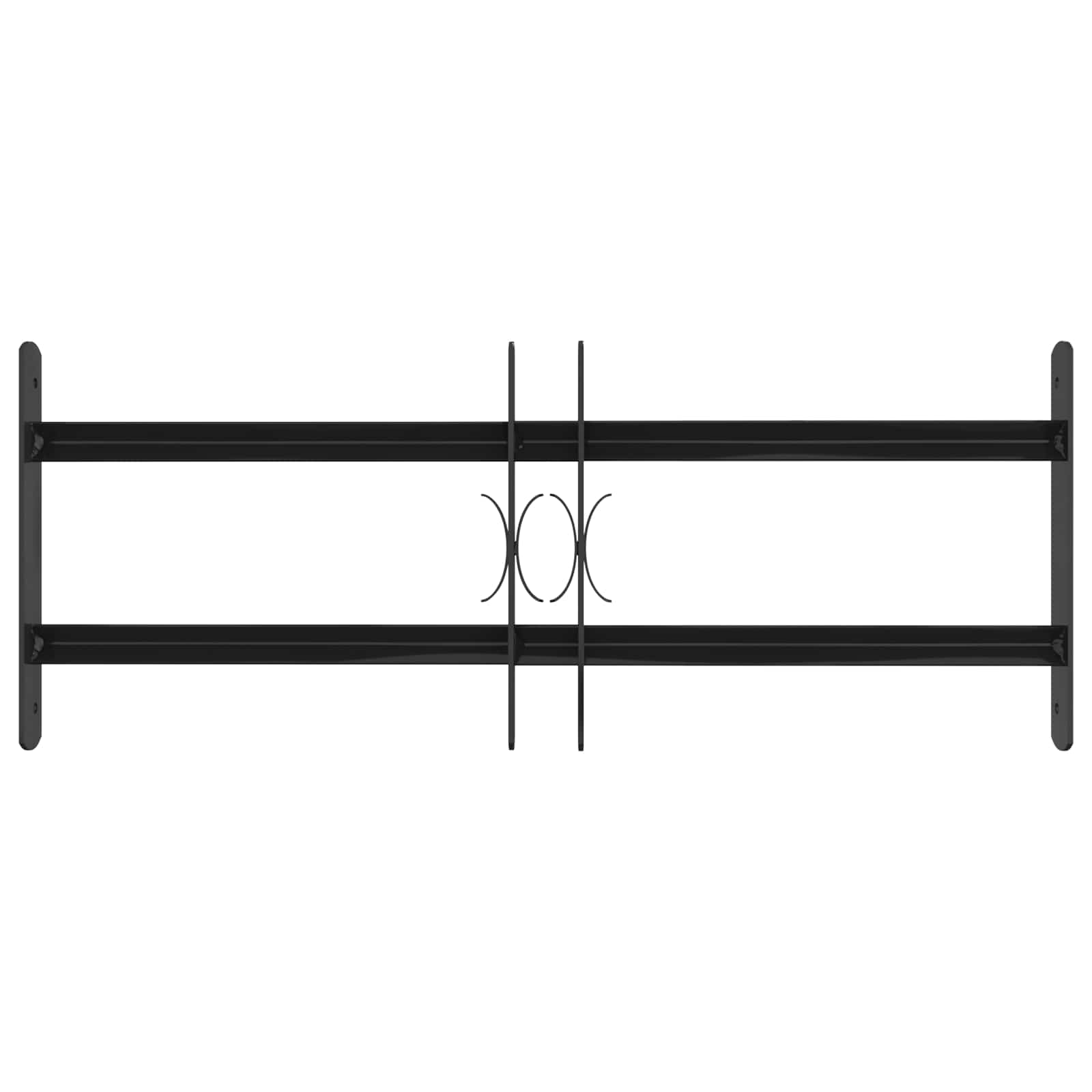 Fenstersicherheitsgitter 76 x 30 cm Galvanisiertes Stahl