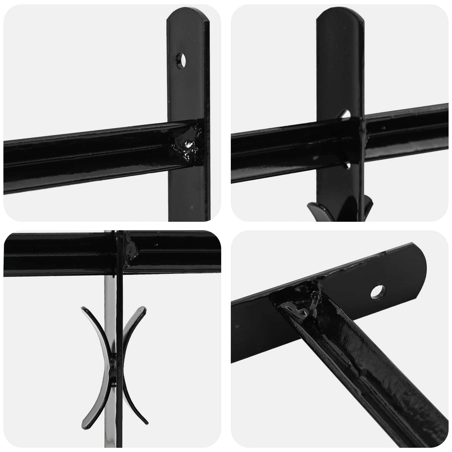 Fenstersicherheitsgitter 115 x 30 cm Galvanisiertes Stahl