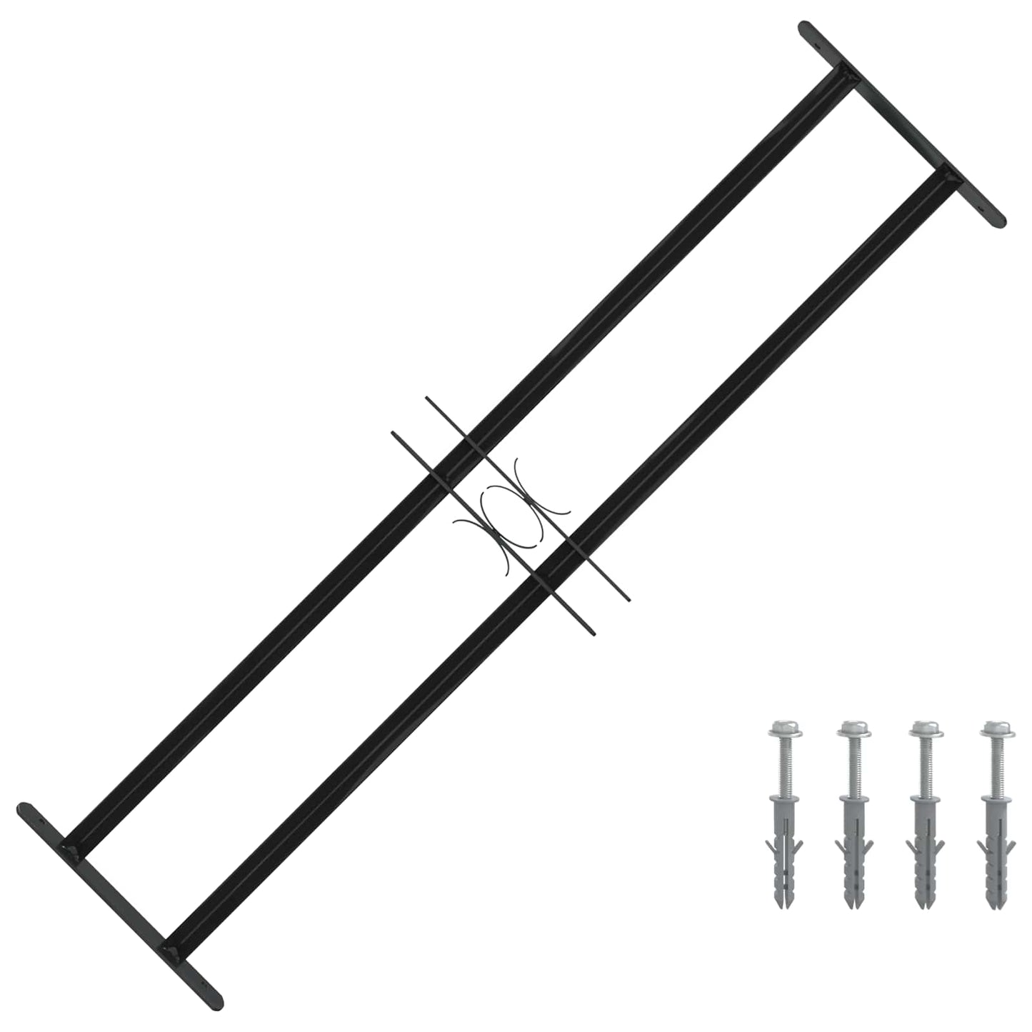 Fenstersicherheitsgitter 115 x 30 cm Galvanisiertes Stahl