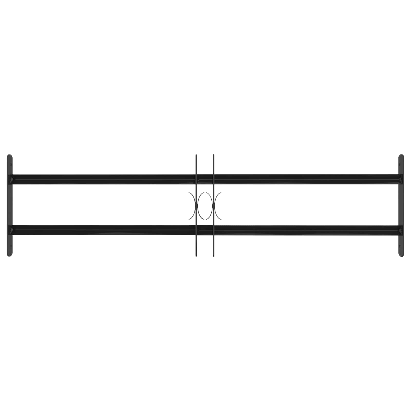 Fenstersicherheitsgitter 115 x 30 cm Galvanisiertes Stahl