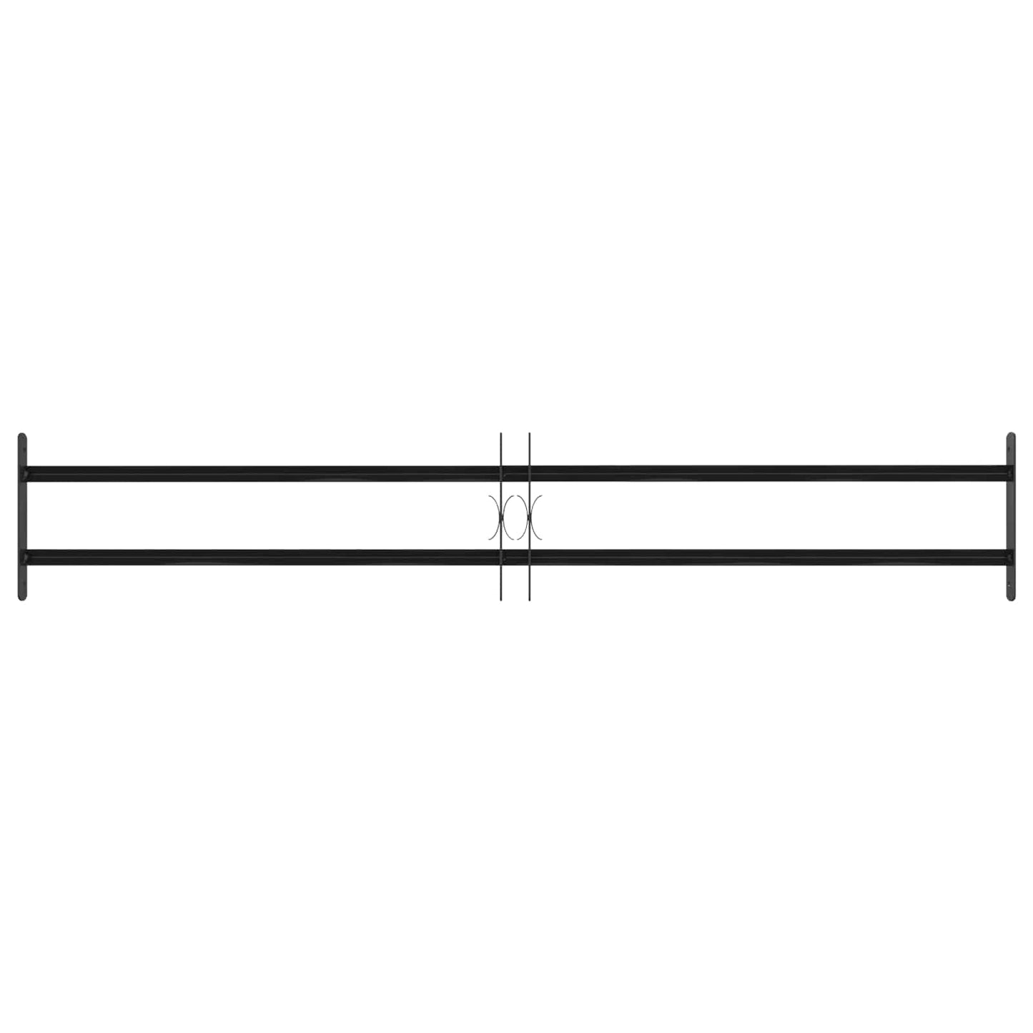 Fenstersicherheitsgitter 176 x 30 cm Galvanisiertes Stahl
