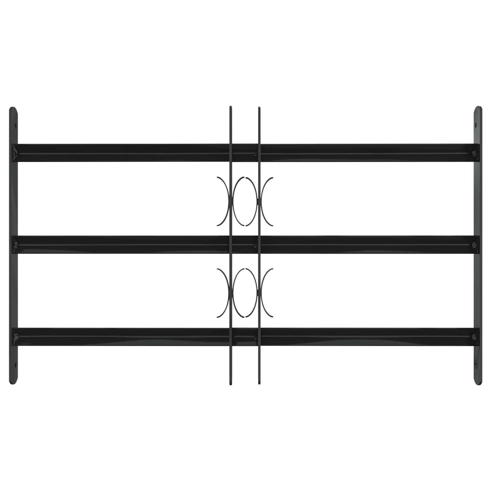 Fenstersicherheitsgitter 75,5 x 45 cm Galvanisiertes Stahl