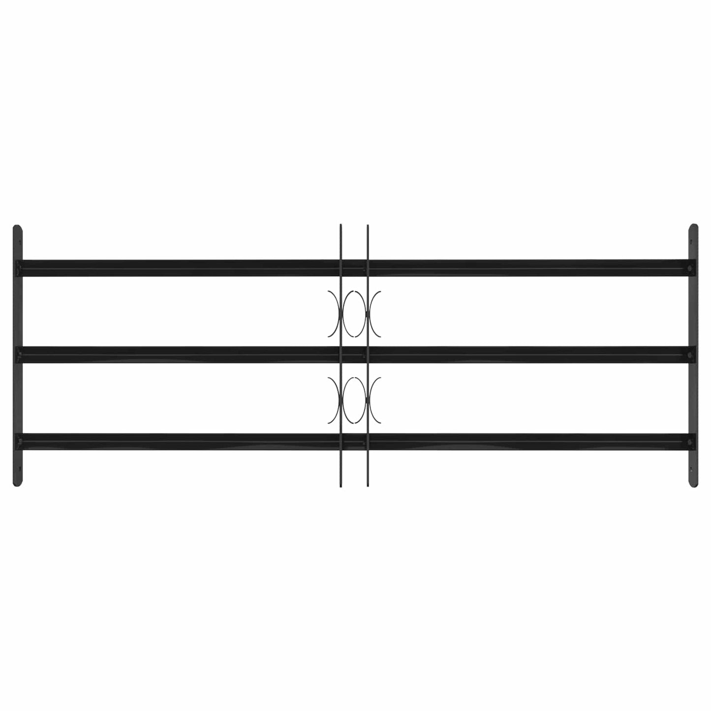 Fenstersicherheitsgitter 116 x 45 cm Galvanisiertes Stahl