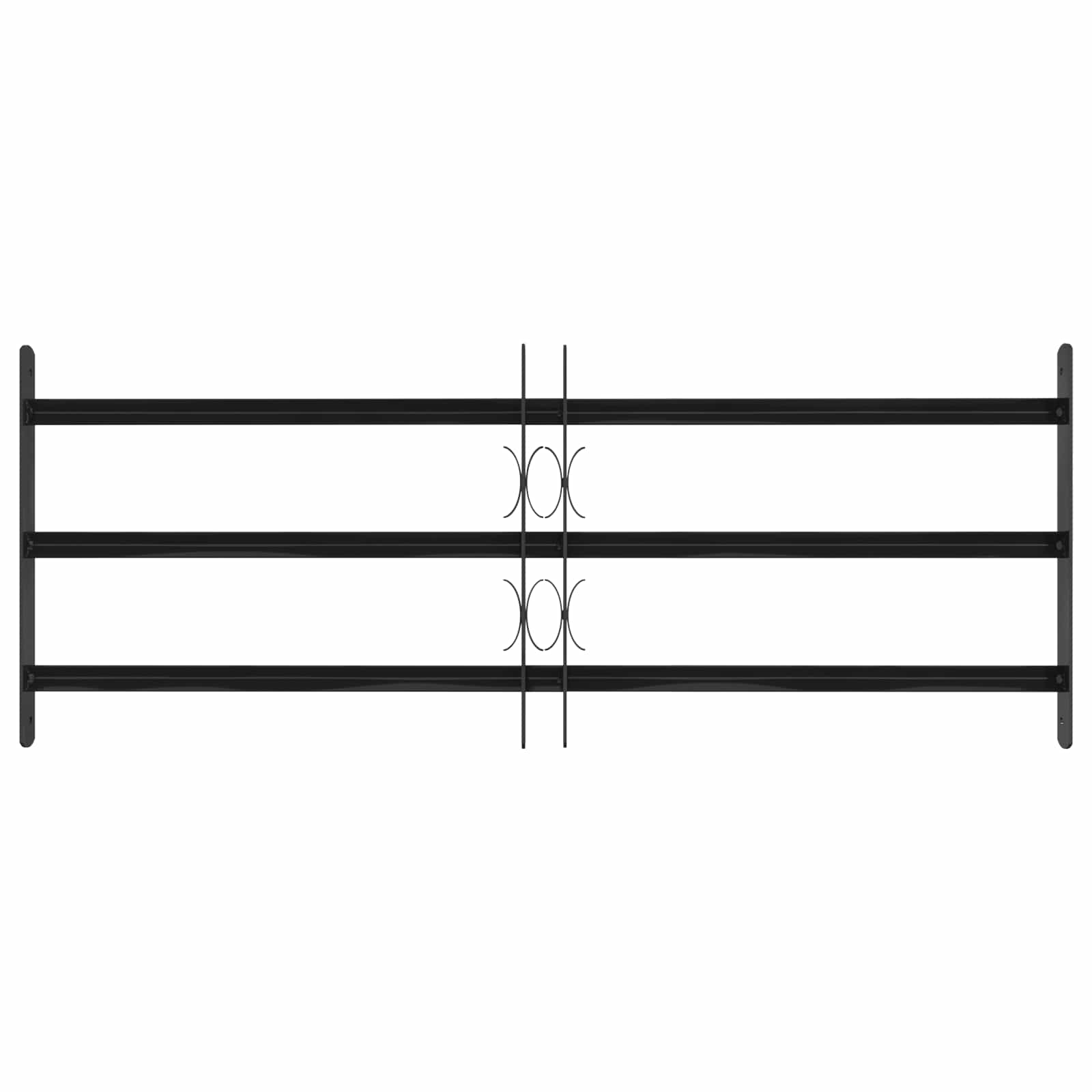 Fenstersicherheitsgitter 116 x 45 cm Galvanisiertes Stahl