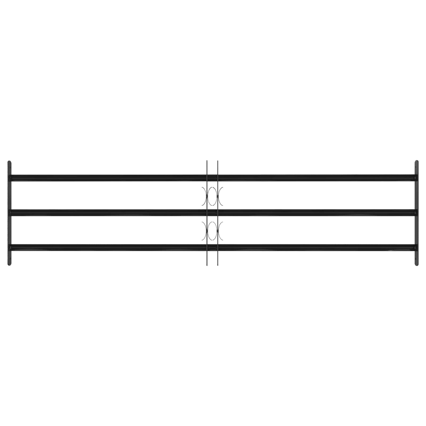 Fenstersicherheitsgitter 174 x 45 cm Galvanisiertes Stahl