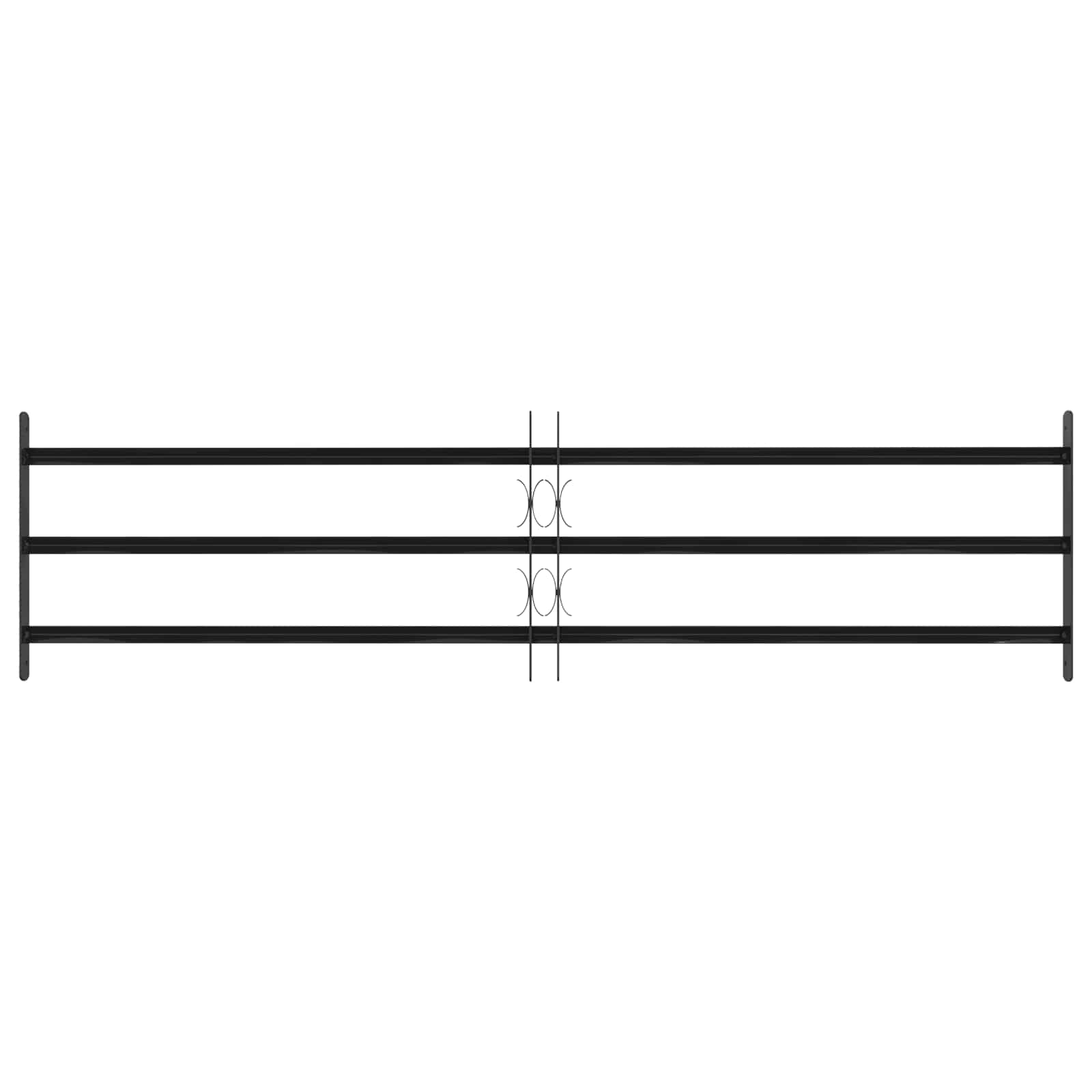 Fenstersicherheitsgitter 174 x 45 cm Galvanisiertes Stahl