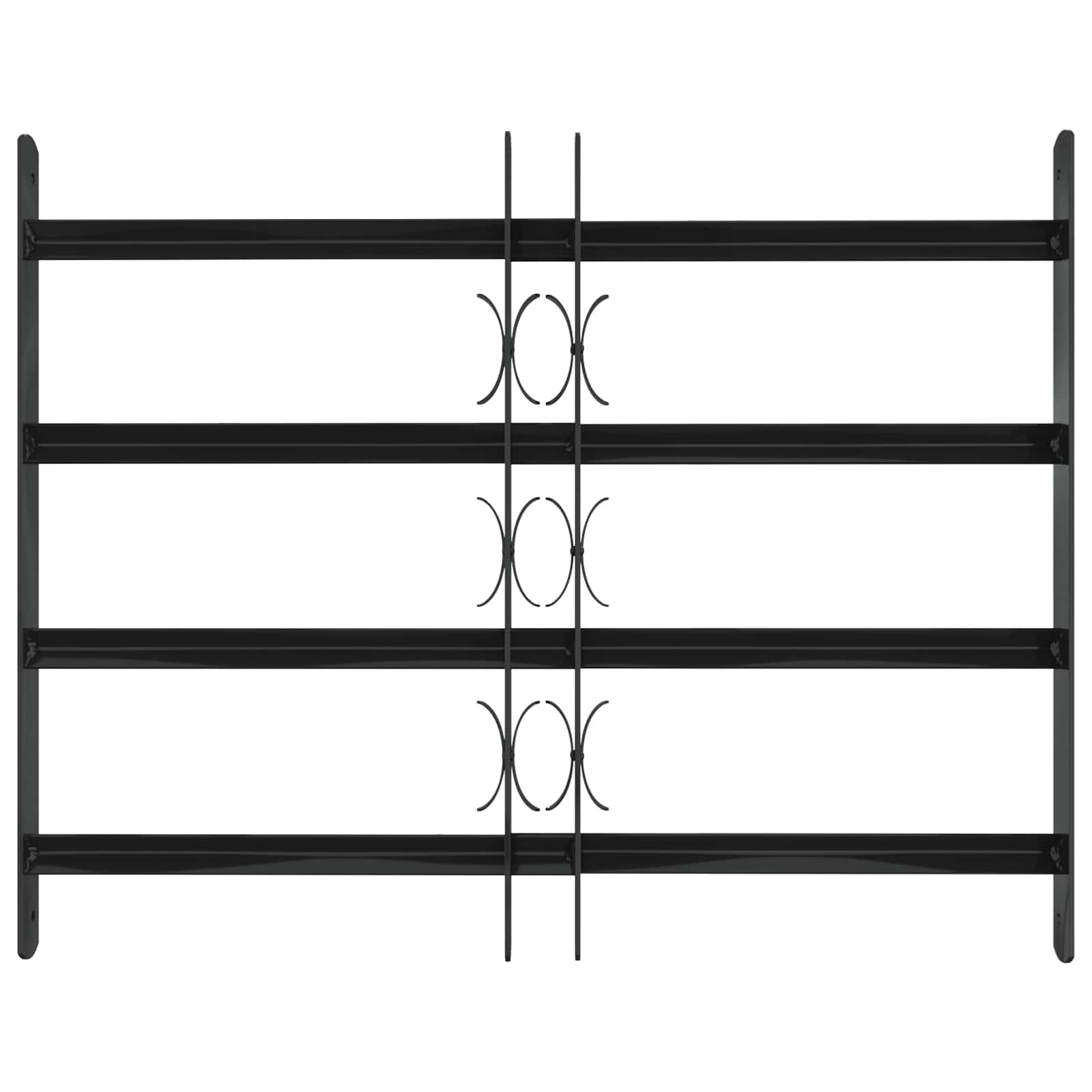 Fenstersicherheitsgitter 75,5 x 60 cm Galvanisiertes Stahl