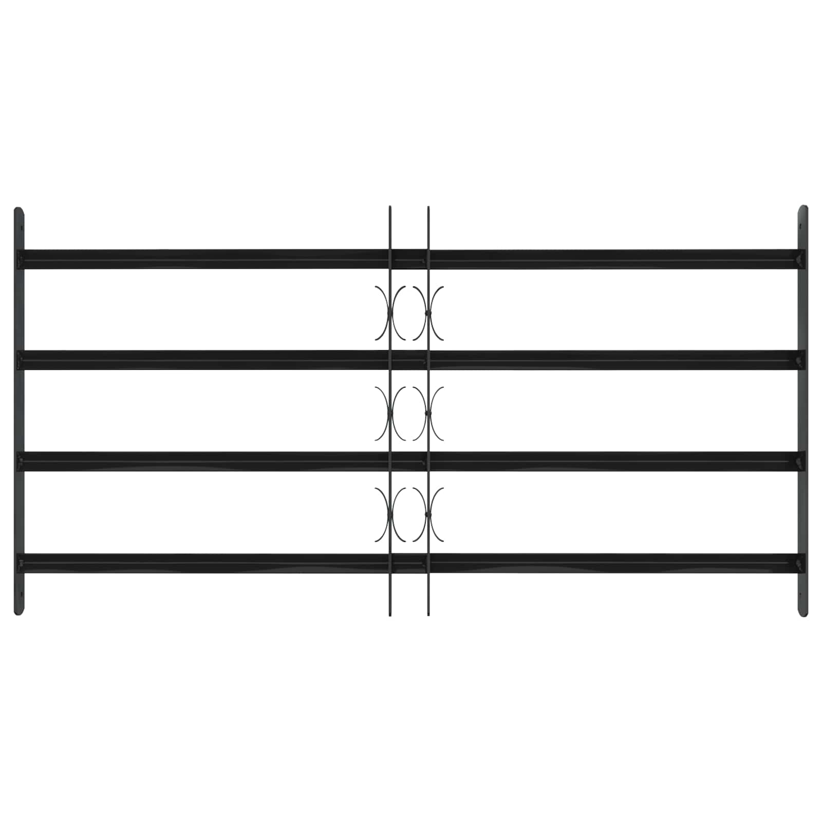 Fenstersicherheitsgitter 115 x 60 cm Galvanisiertes Stahl