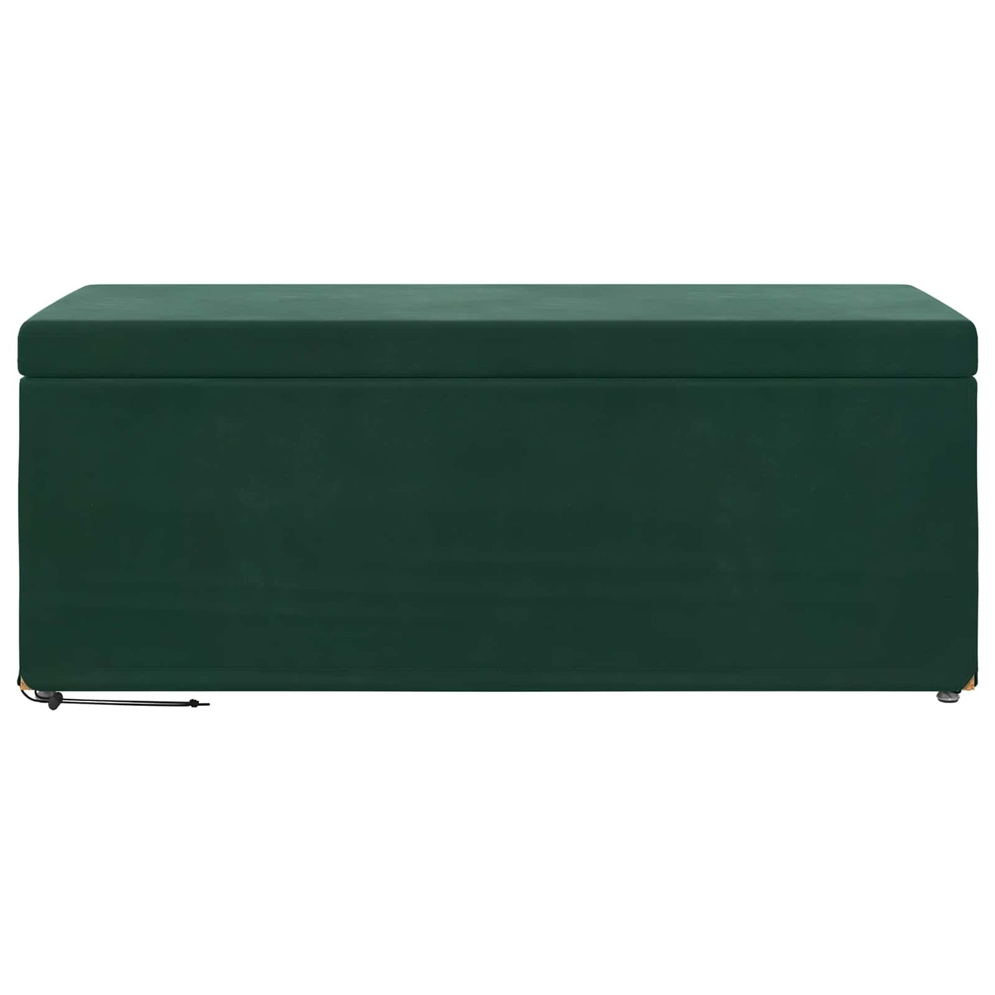 Hocker Dunkelgrün 101 x 41 x 40 cm Samt und Engineering Holz