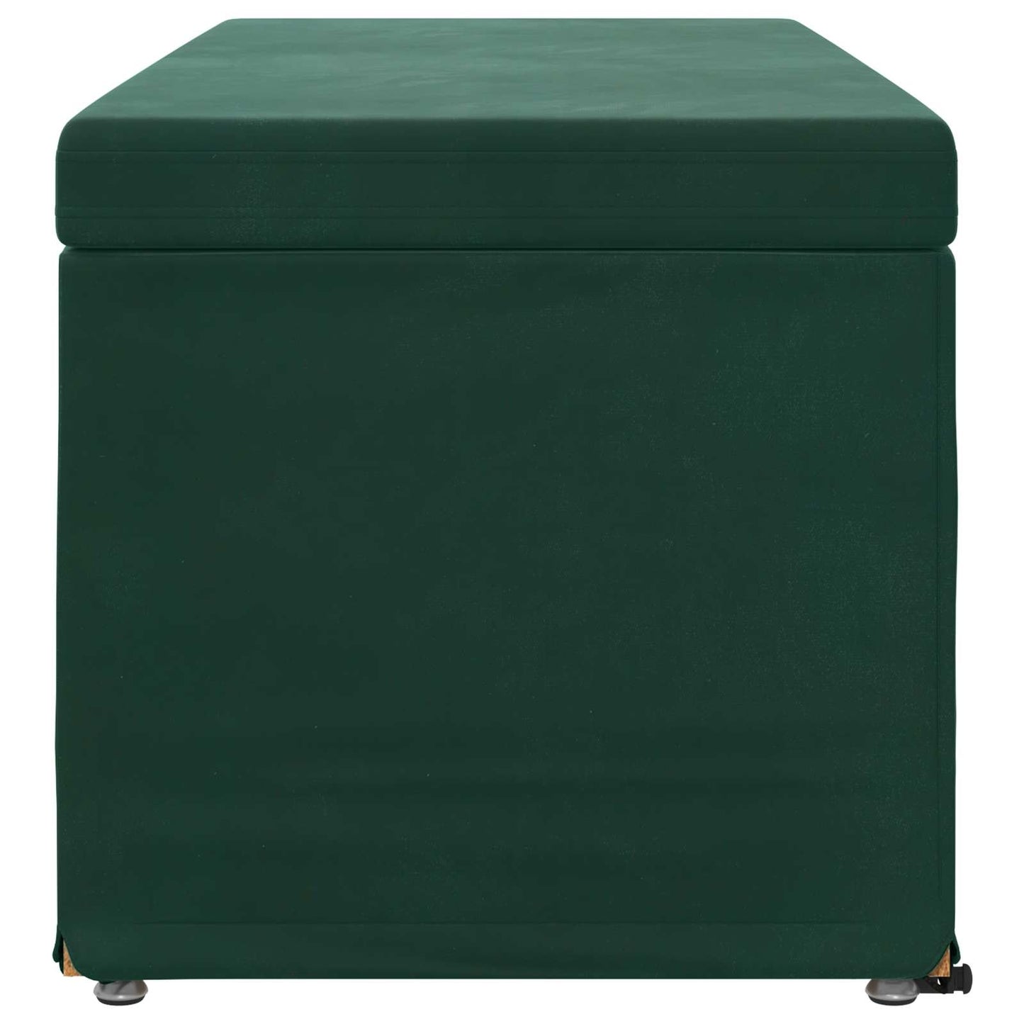 Hocker Dunkelgrün 101 x 41 x 40 cm Samt und Engineering Holz