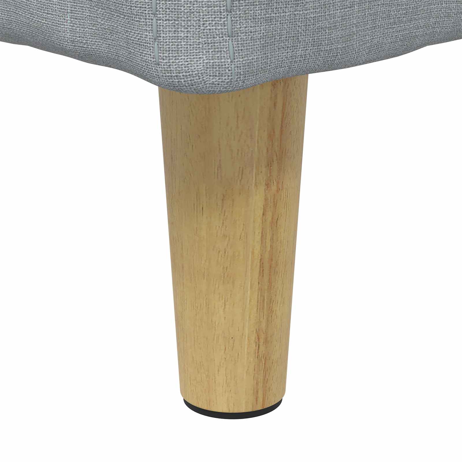 Ottoman mit Stauraum Hellgrau 40 x 40 x 45 cm Stoff
