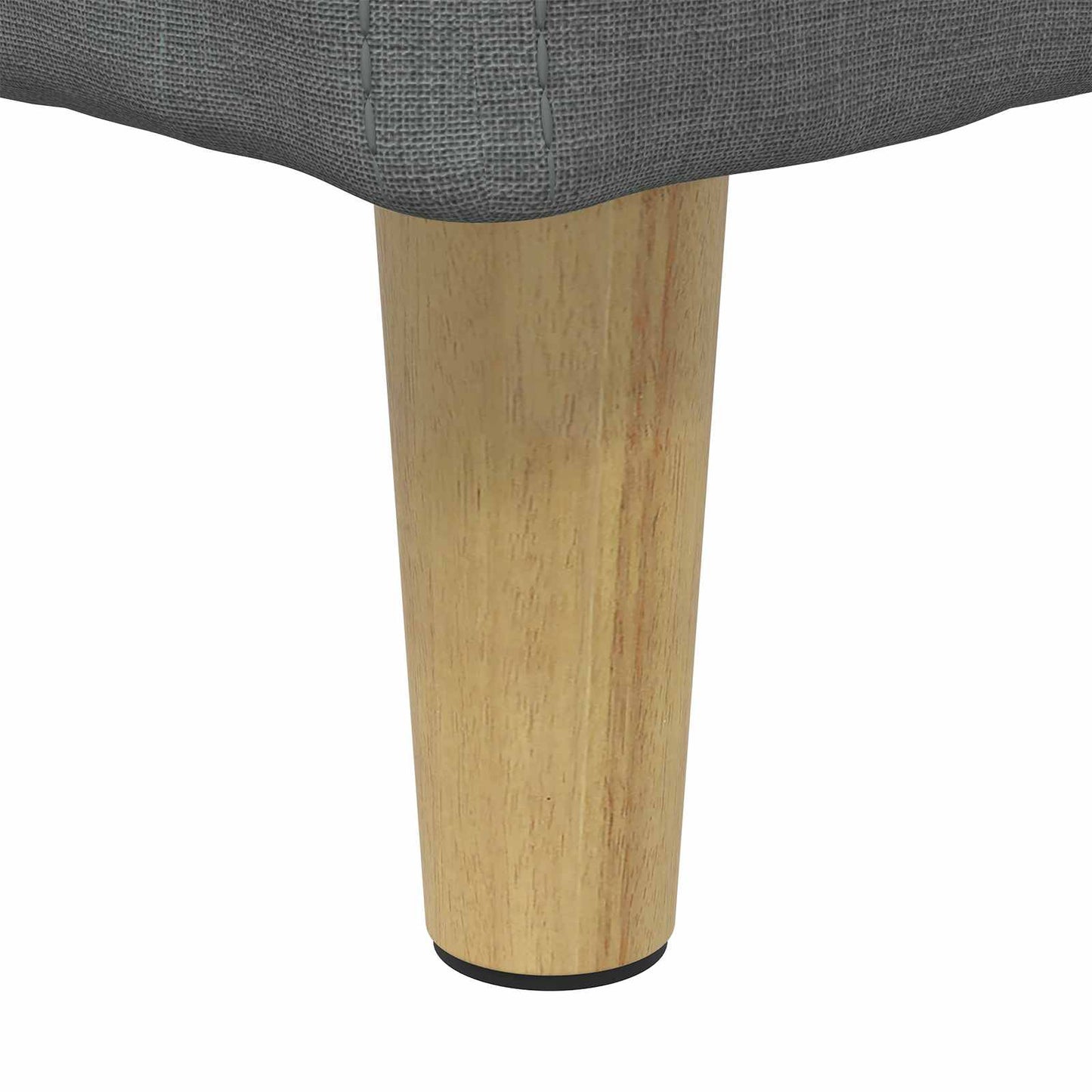 Ottoman mit Stauraum Dunkelgrau 40 x 40 x 45 cm Stoff