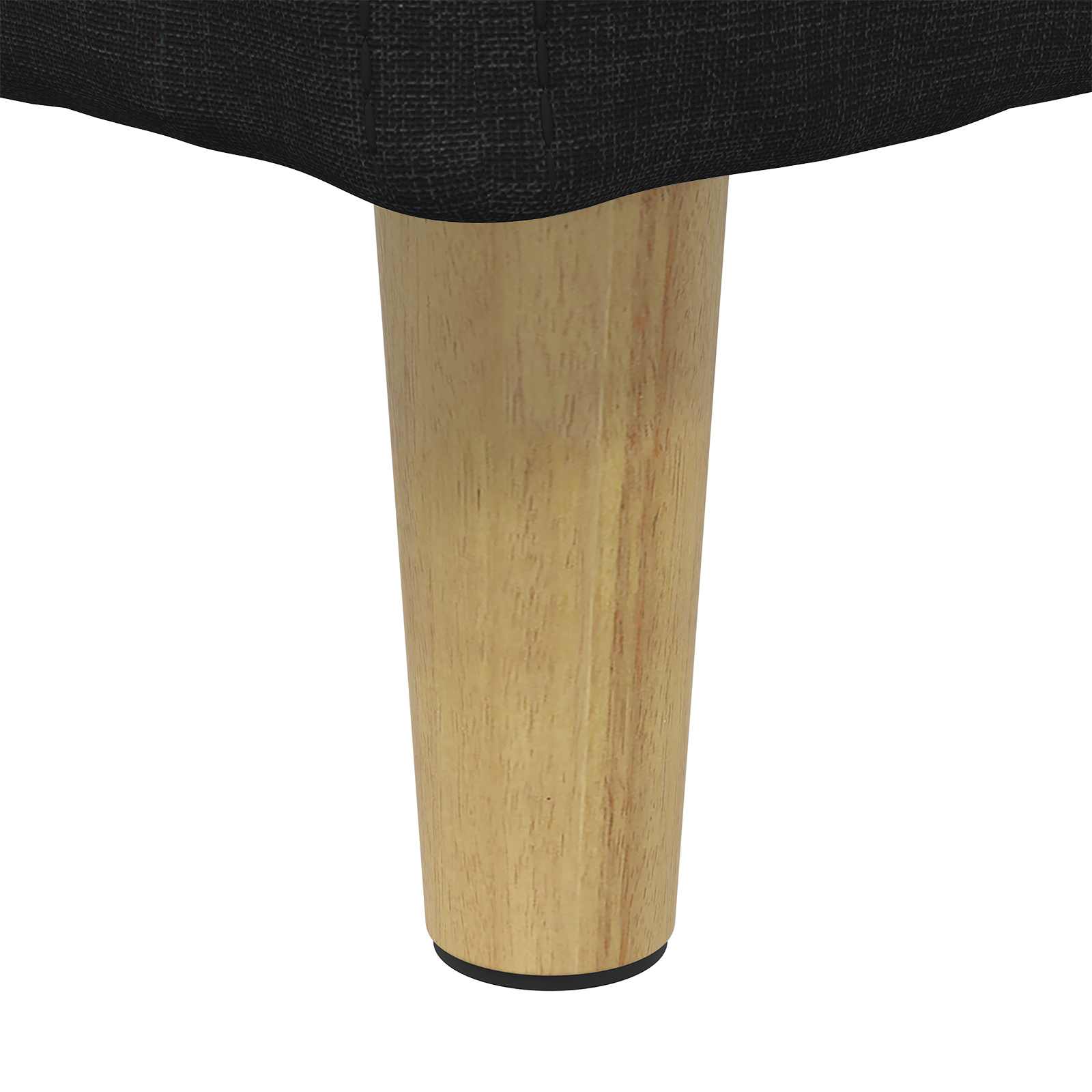 Ottoman mit Stauraum Schwarz 40 x 40 x 45 cm Stoff