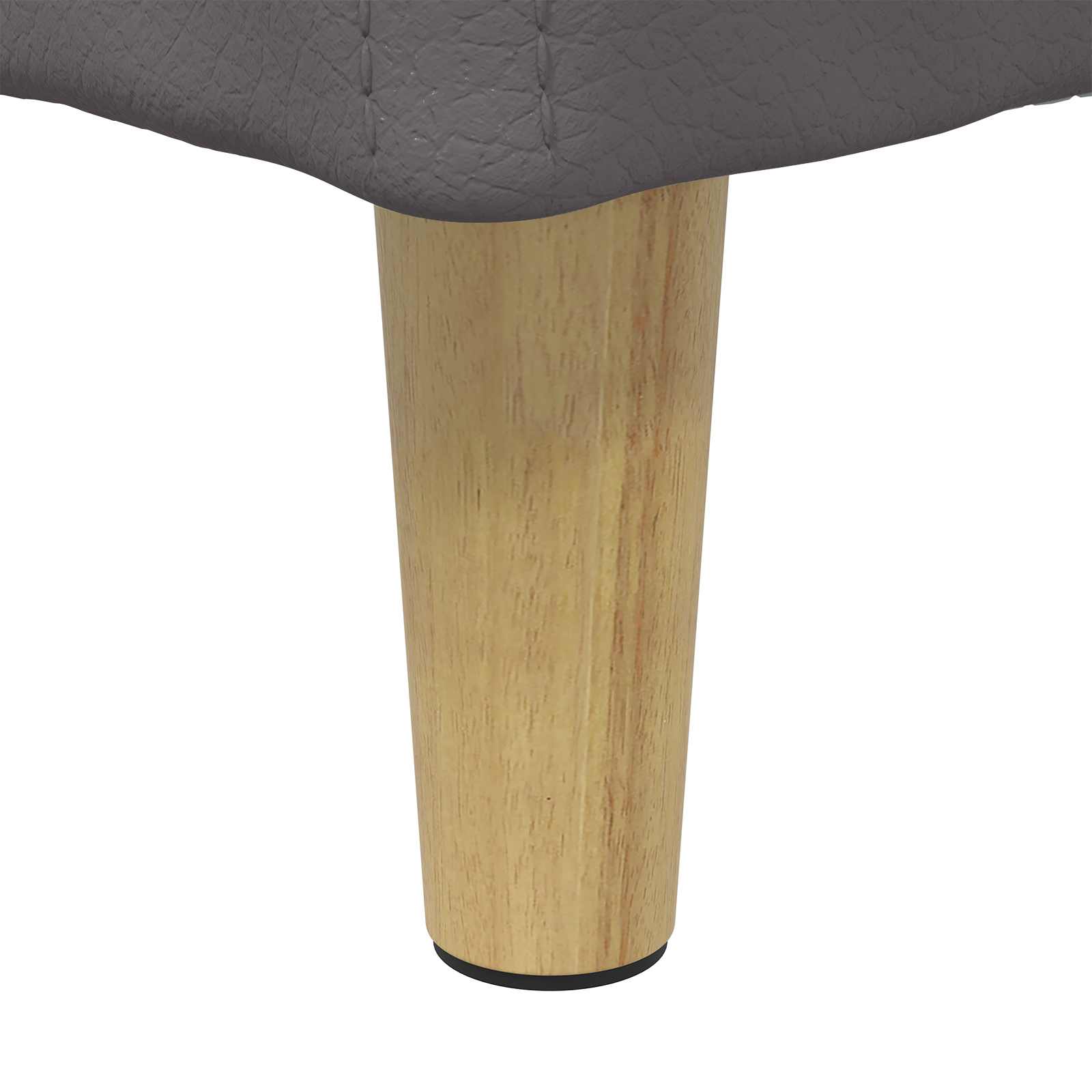 Ottoman mit Stauraum Grau 40 x 40 x 45 cm Kunstleder