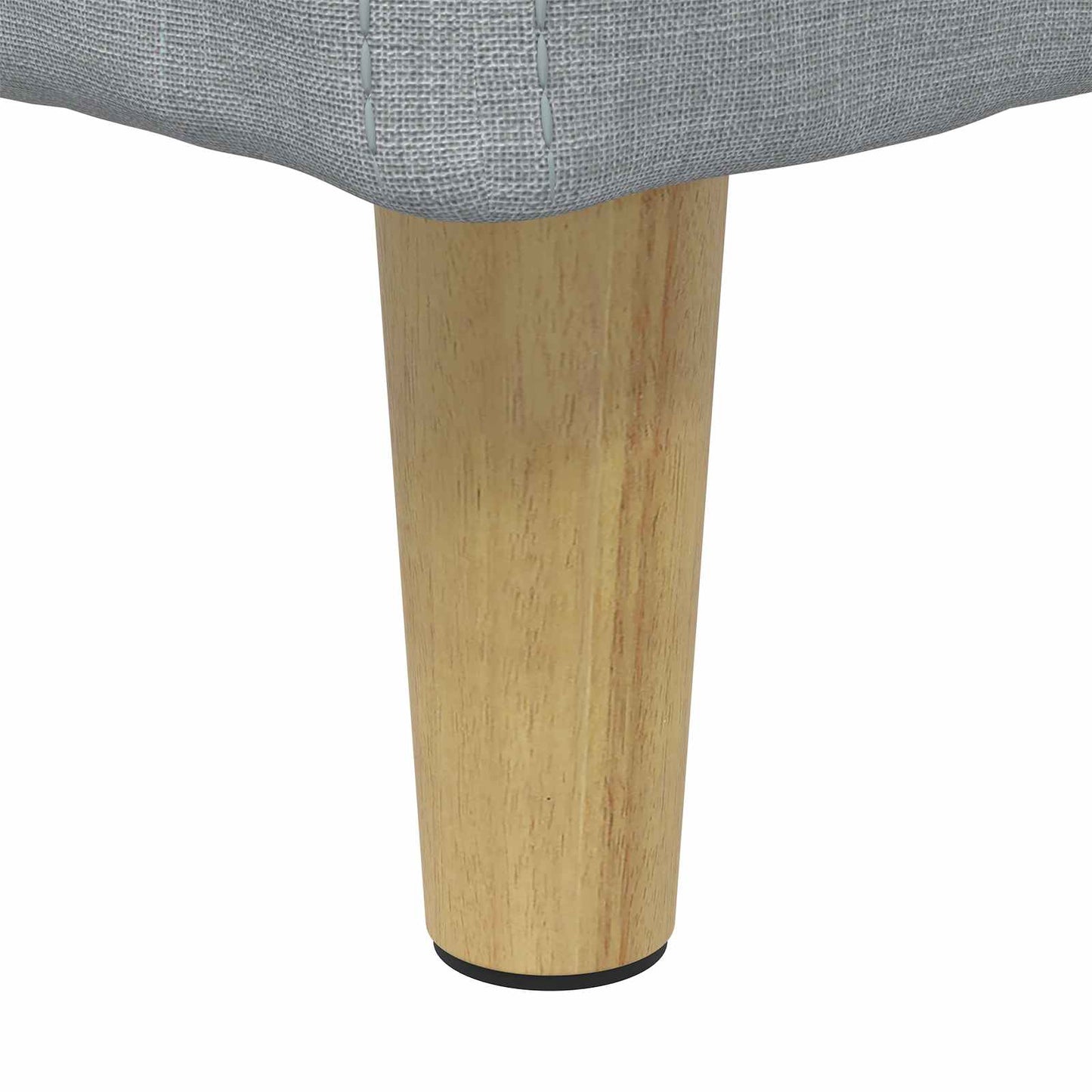 Ottoman mit Stauraum Hellgrau 60 x 60 x 45 cm Stoff