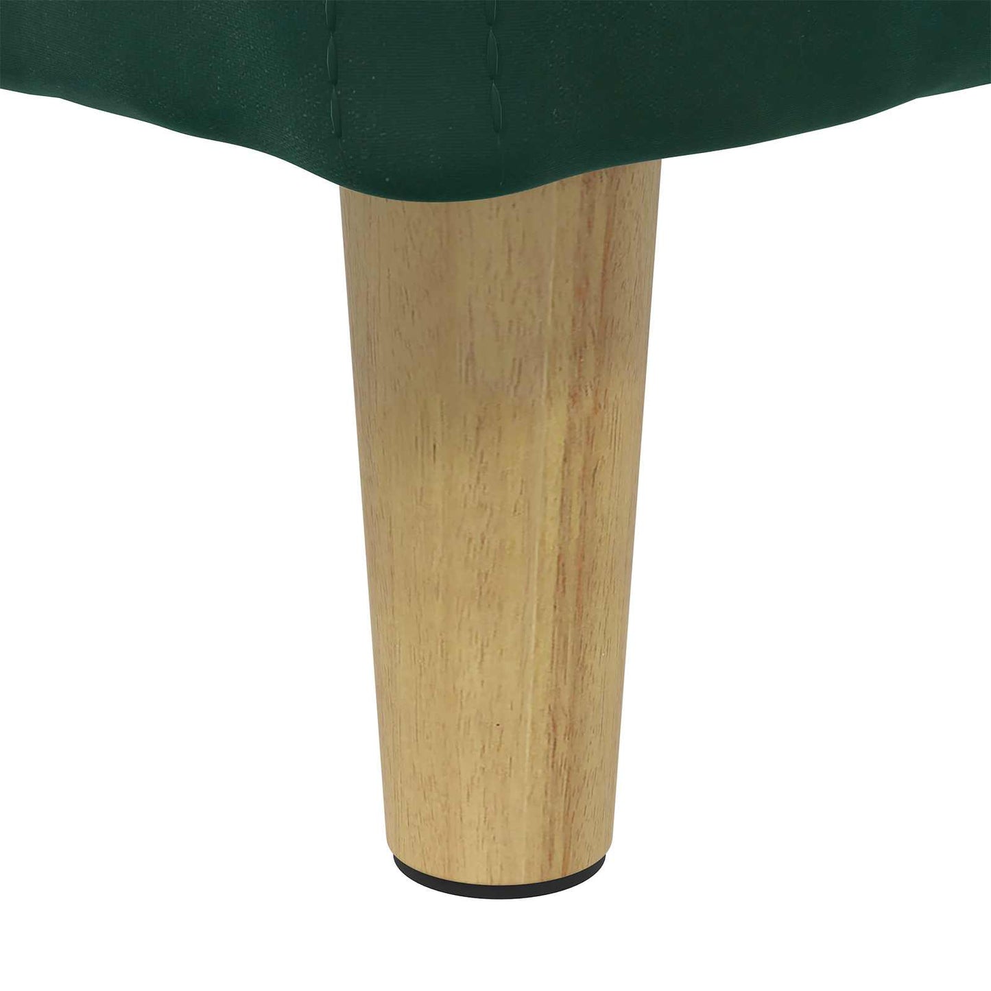 Ottoman mit Stauraum Dunkelgrün 60 x 60 x 45 cm Samt