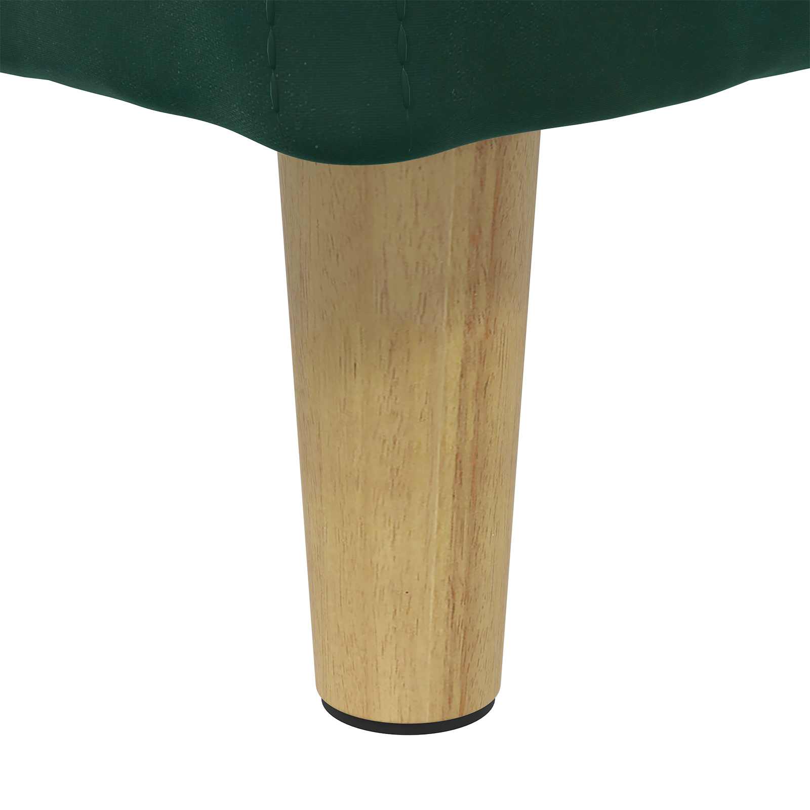 Ottoman mit Stauraum Dunkelgrün 60 x 60 x 45 cm Samt