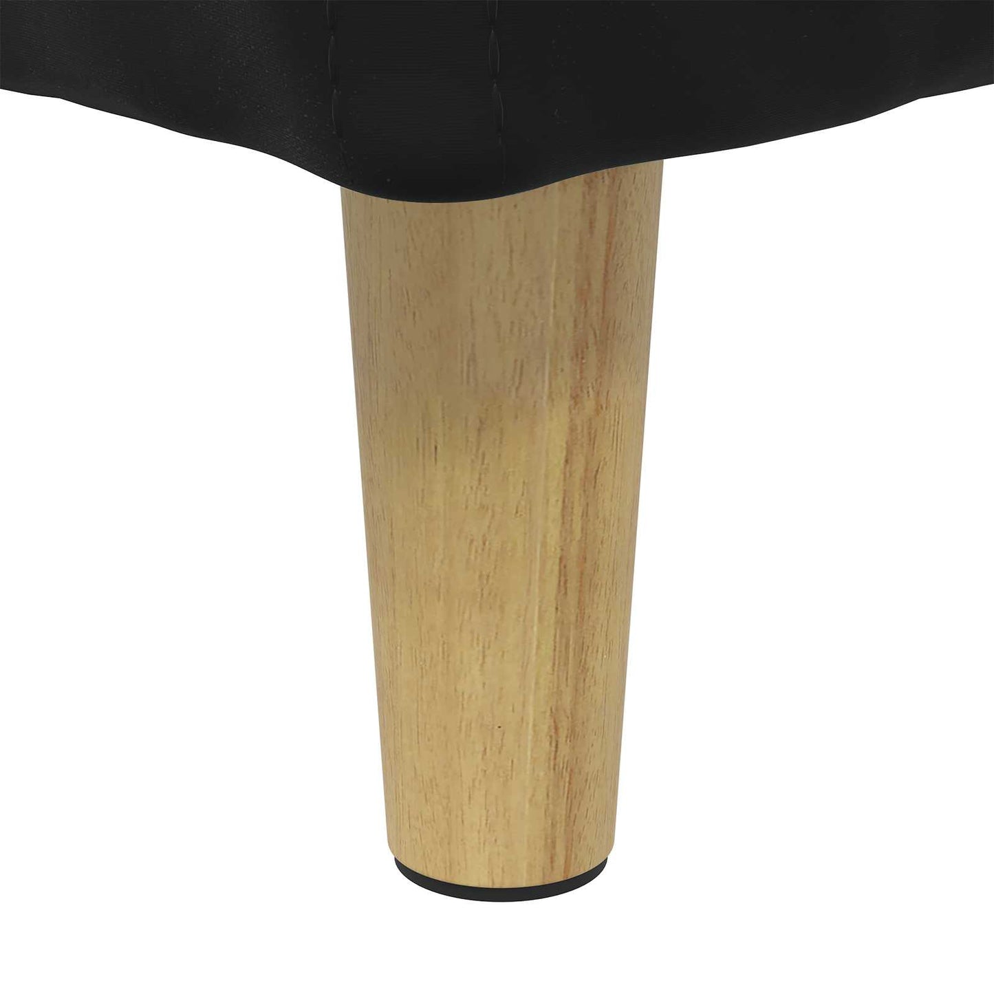 Ottoman mit Stauraum Schwarz 60 x 60 x 45 cm Samt