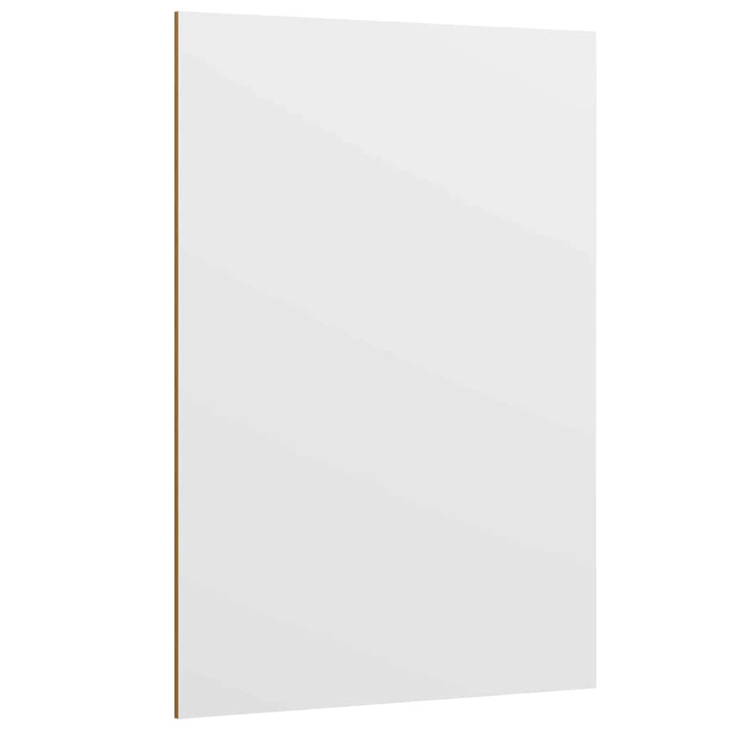 Dekoplatten 12 Stk. Weiß 15 x 21 x 0,27 cm Holzwerkstoff