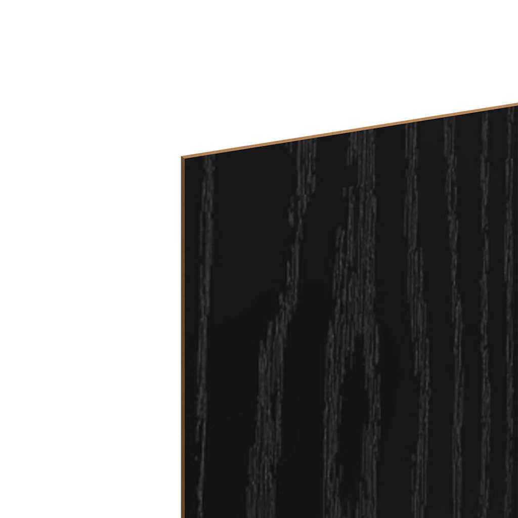 Dekoplatten 50 Stk. Schwarz Eichen-Optik 15 x 21 x 0,27 cm