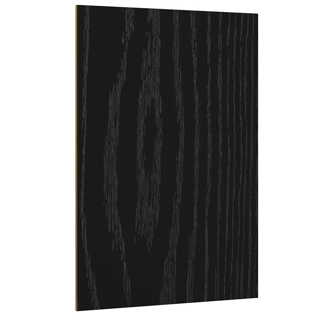 Dekoplatten 150 Stk. Schwarz Eichen-Optik 15 x 21 x 0,27 cm
