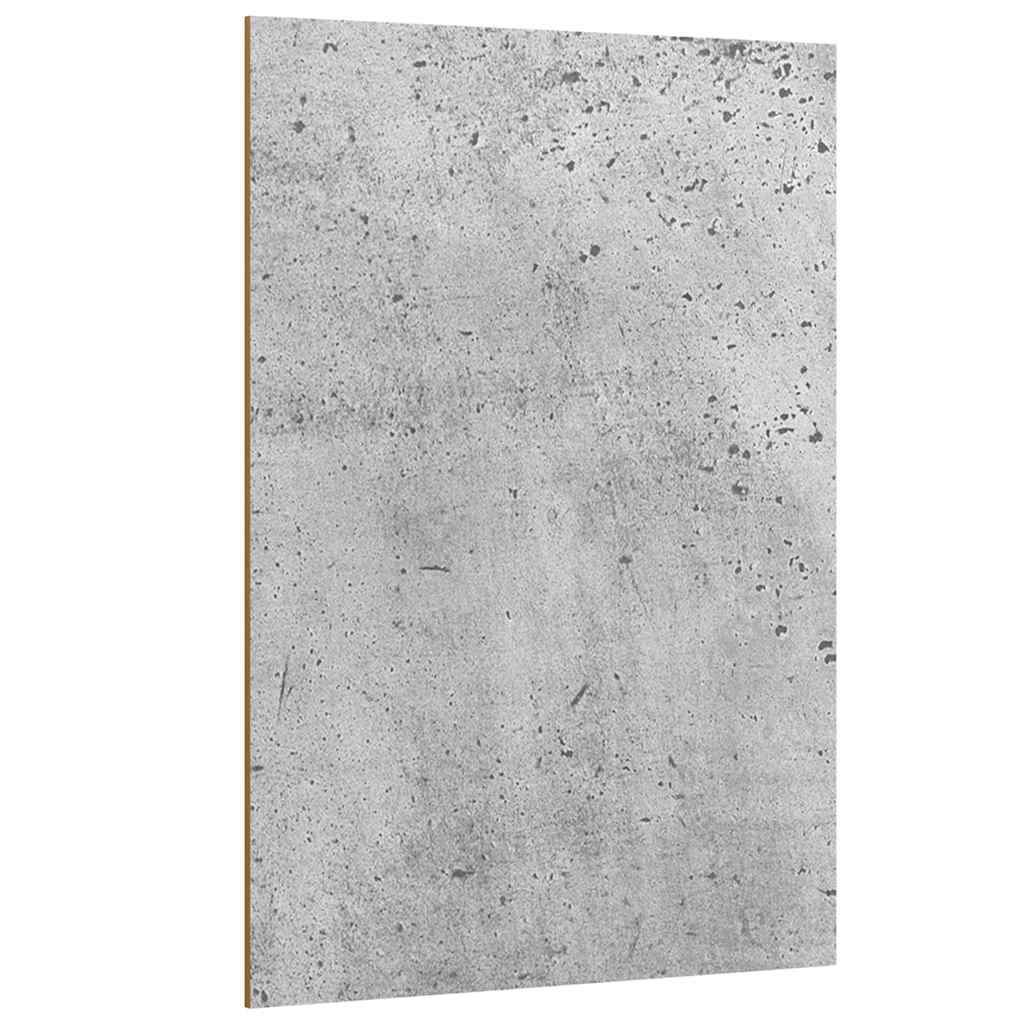Dekoplatten 50 Stk. Betongrau 15 x 21 x 0,27 cm Holzwerkstoff