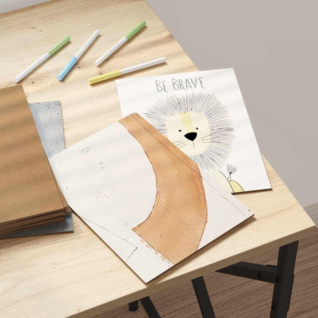 Dekoplatten 150 Stk. Betongrau 15 x 21 x 0,27 cm Holzwerkstoff